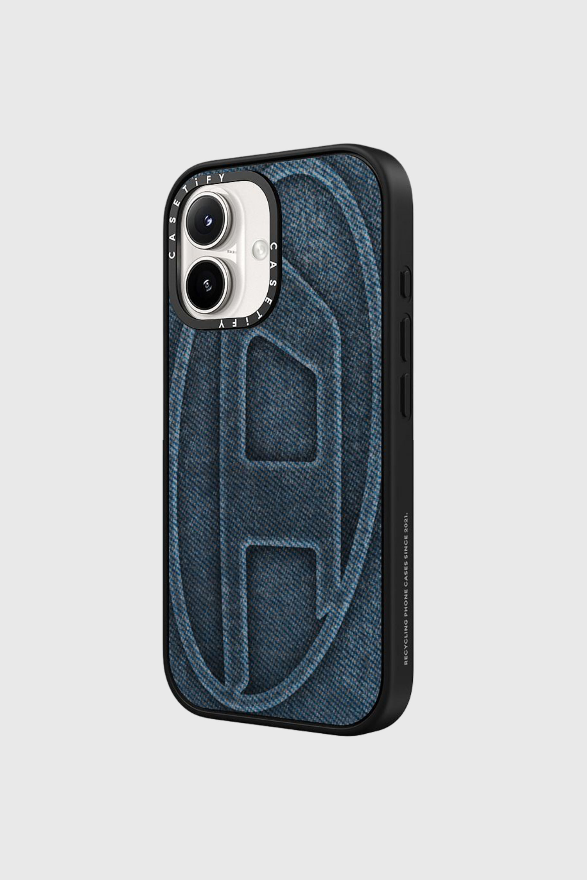 Diesel - 60584 MOULDED CASE, Unisex's Oval D impact case for iPhone 16 in Blue - 2