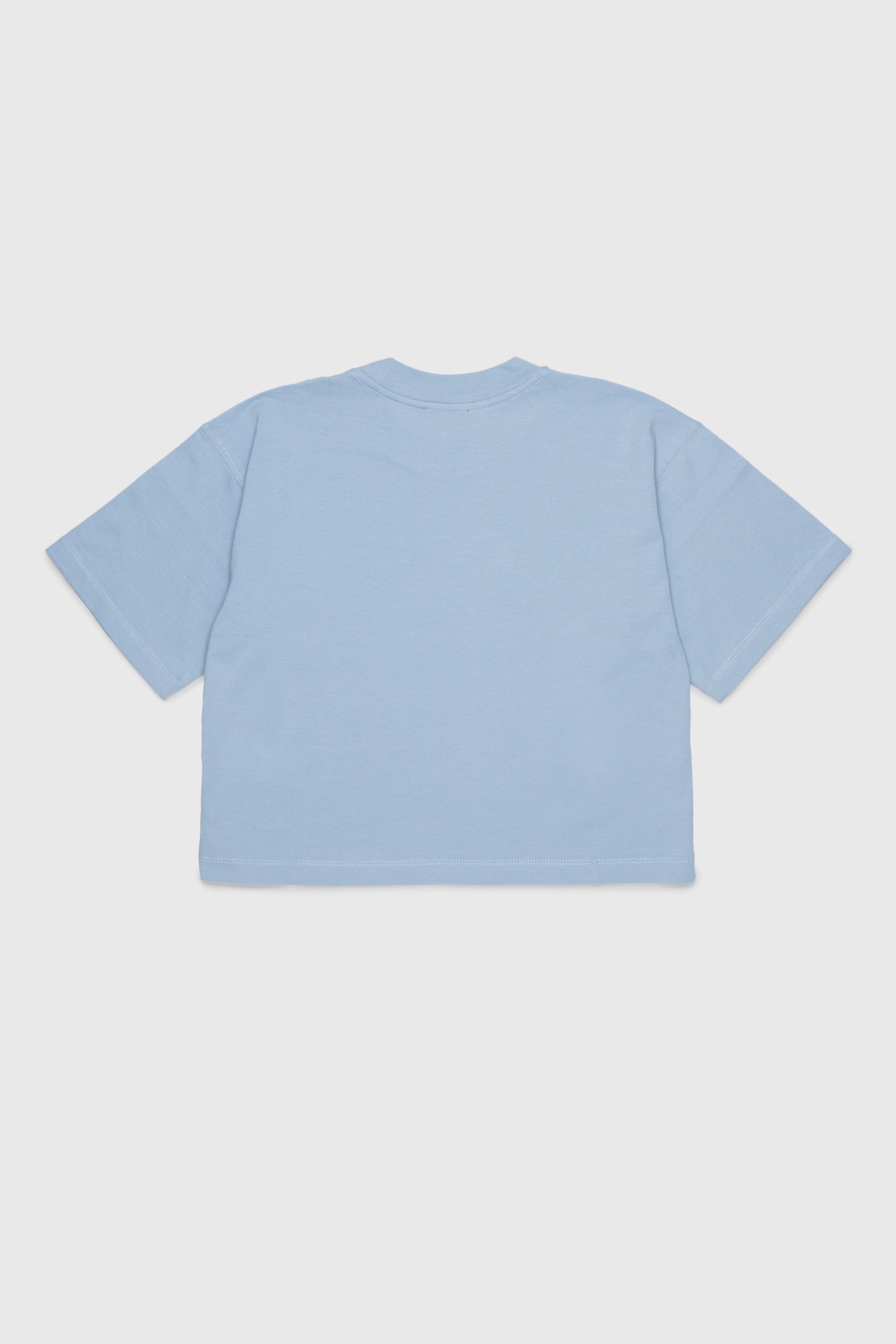 Diesel - TLIXIN, T-shirt cropped avec logo Oval D Femme in Bleu - 2
