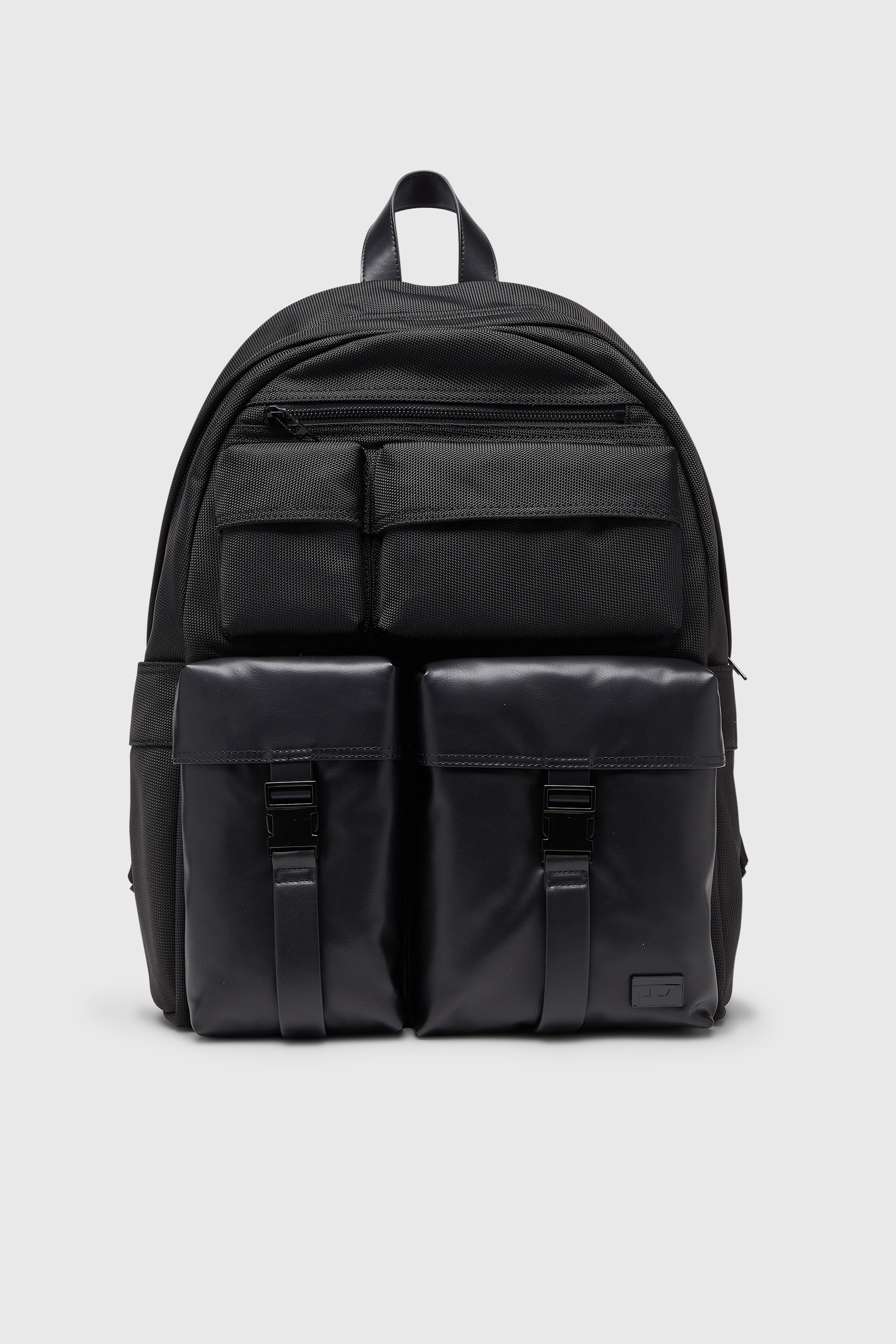 Diesel - MULTI-PKTS BACKPACK X, Multi-Pkts - Sac &agrave; dos en nylon avec poches avant Mixte in Noir - 1