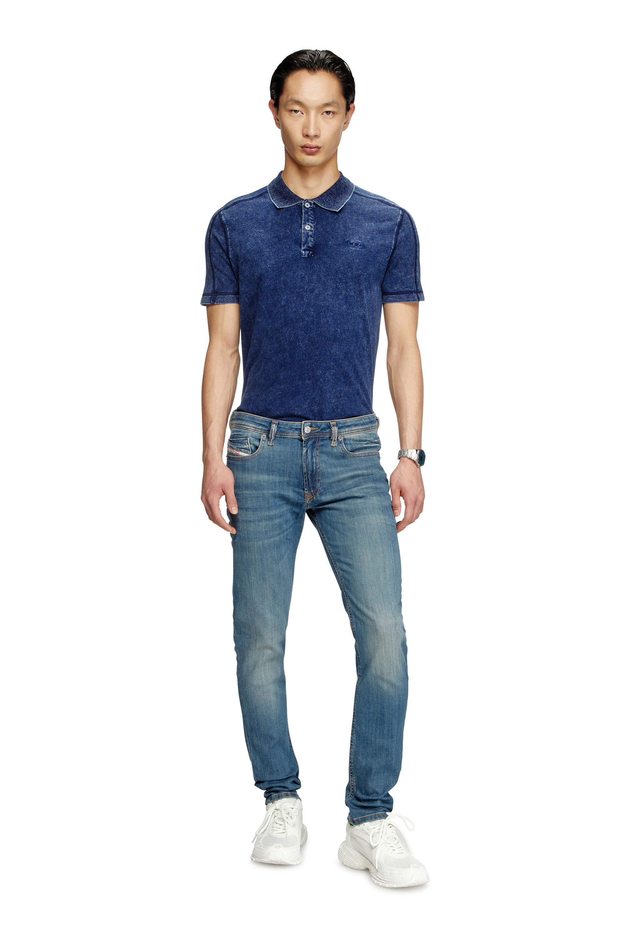 Diesel - Skinny Jeans 1979 Sleenker 0BMBT Homme, Bleu moyen - Image 2