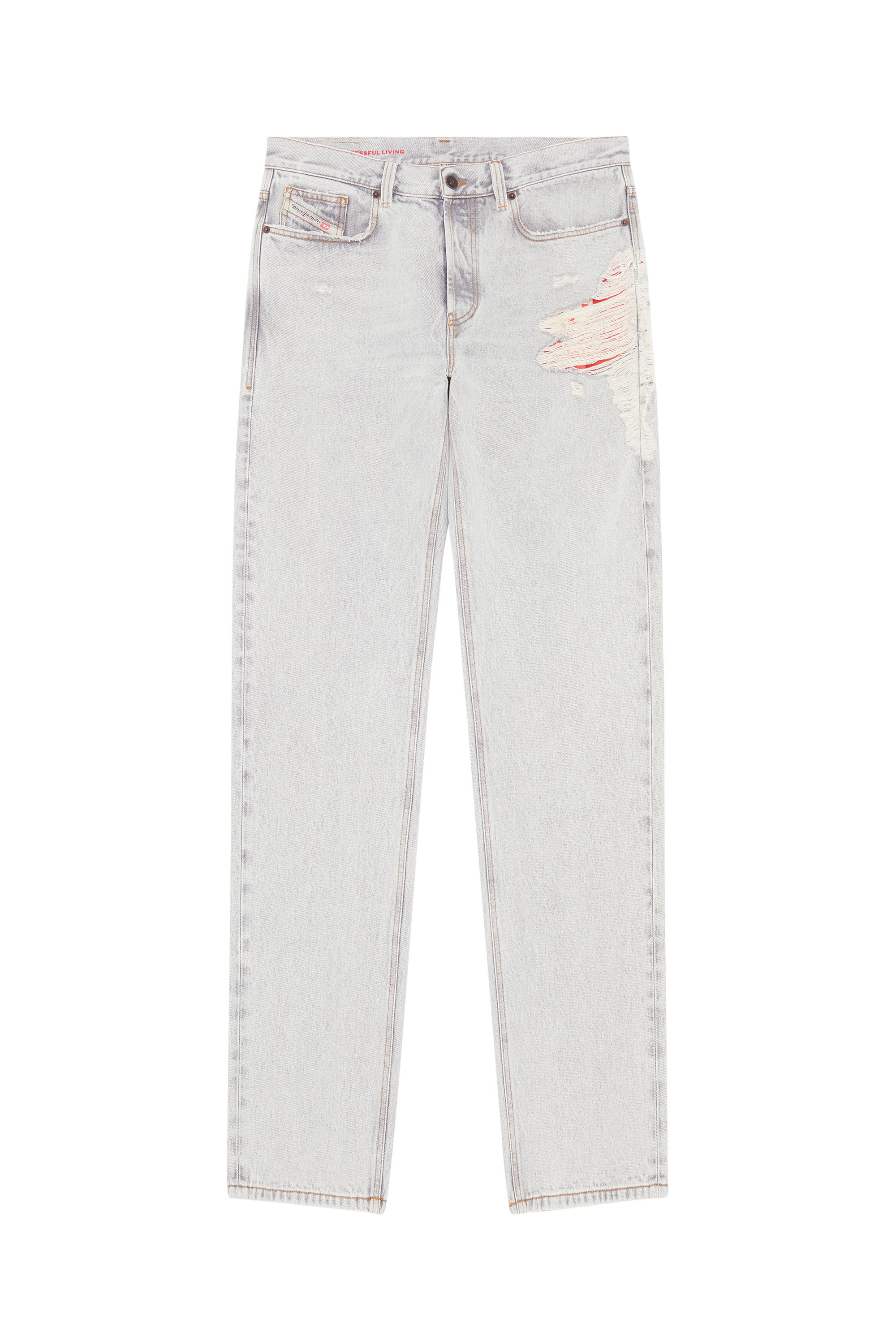 Diesel - 2010 D-Macs 007D9 Straight Jeans, Gris Clair - Image 6