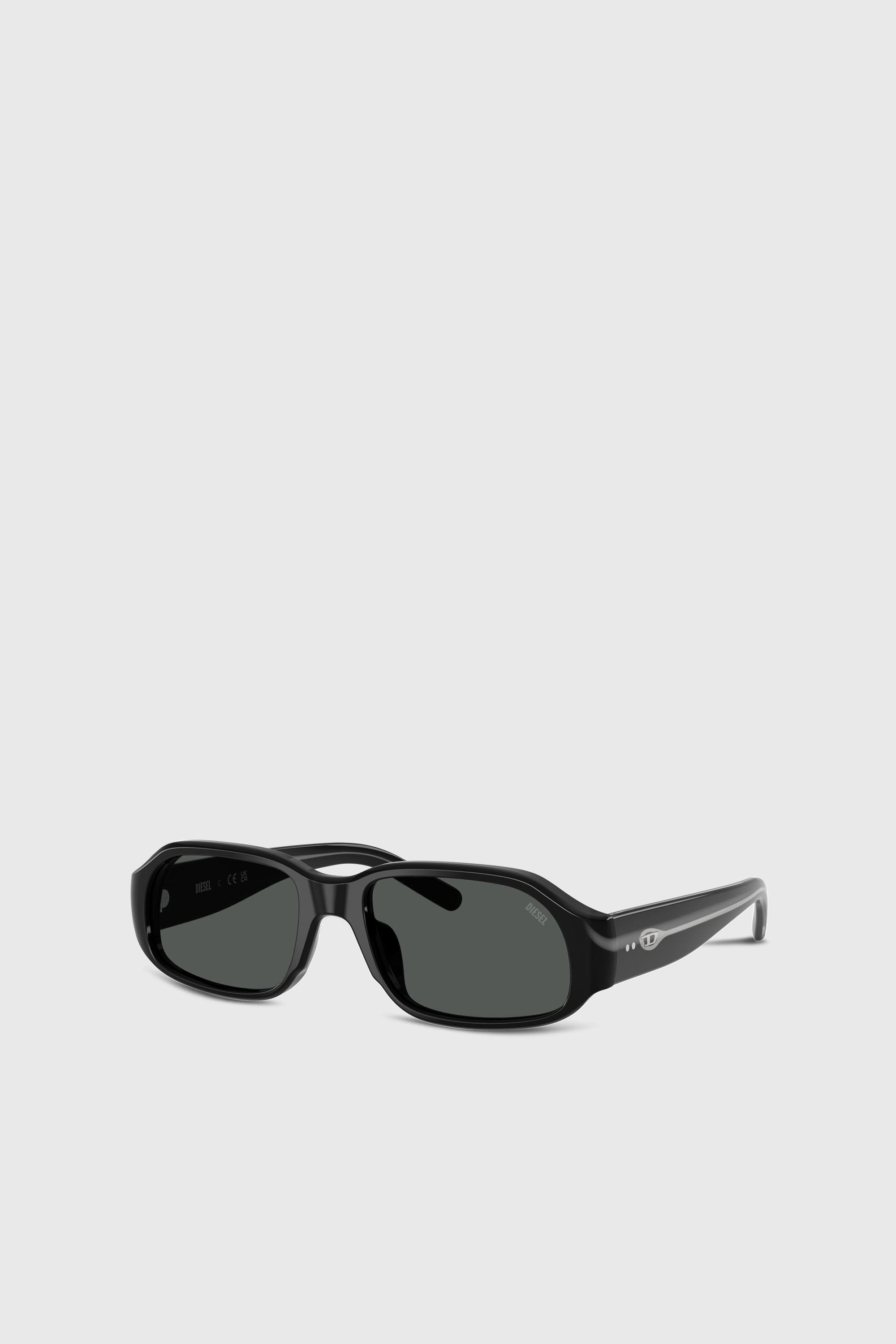 Diesel - 0DL2009U, Lunettes de soleil rectangulaires Mixte in Noir - 2