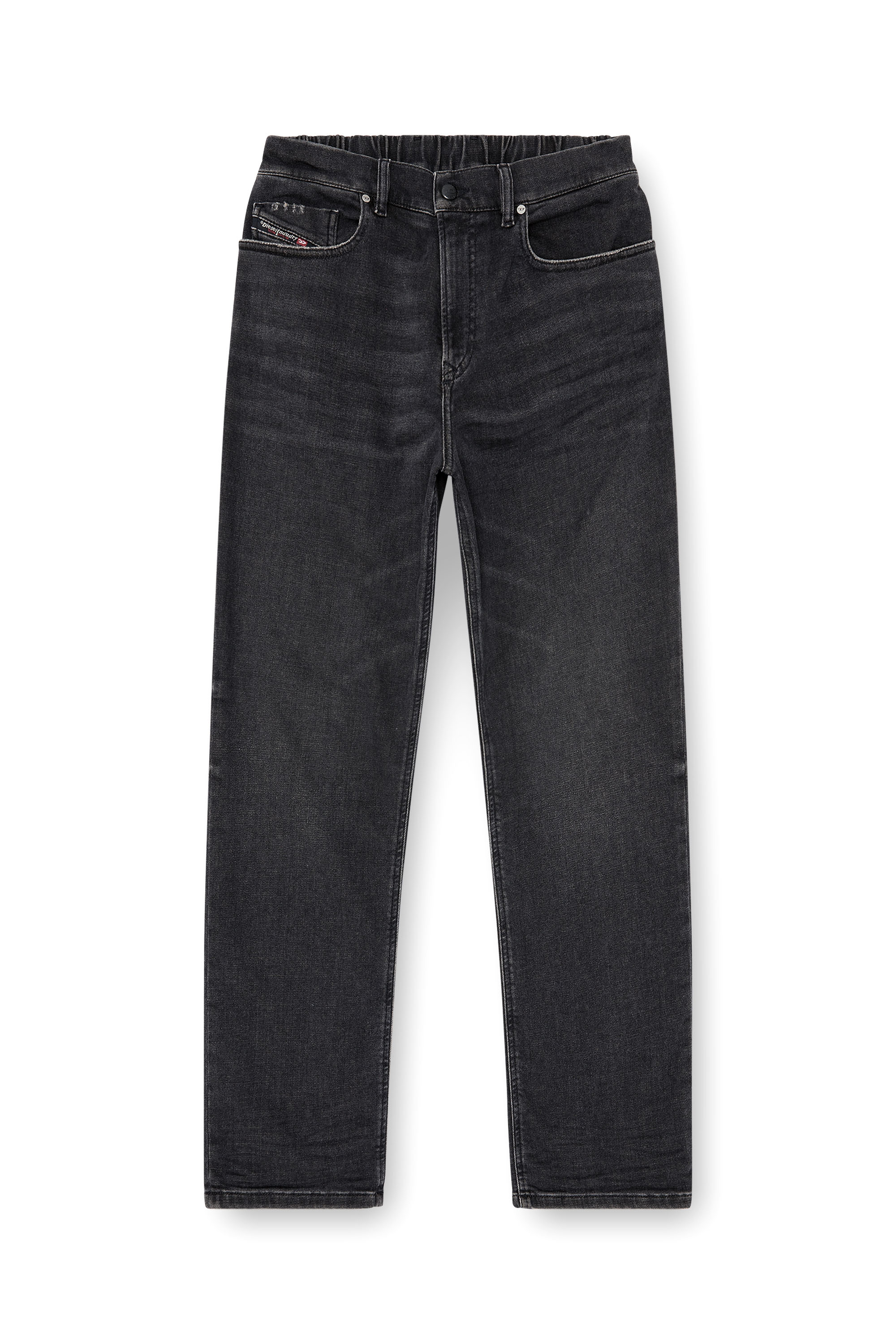 Diesel - Regular 2090 D-Veekley Joggjeans&reg; 09P92 Homme, Noir/Gris fonc&eacute; - Image 3