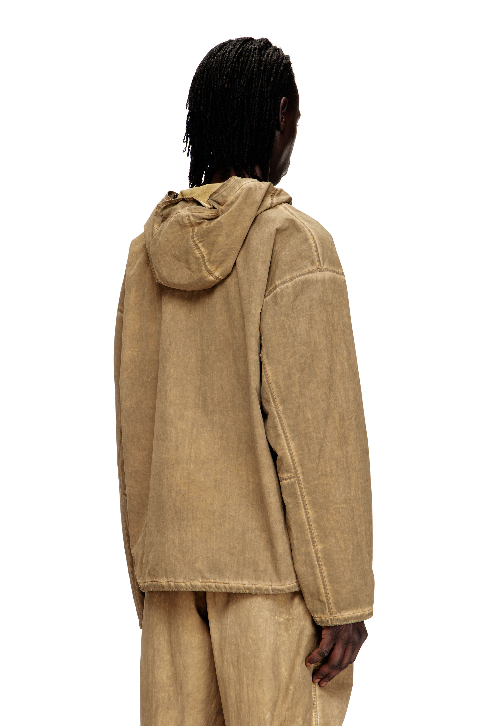 Diesel - J-SQUAD-TREAT, Veste à capuche effet poussière en Taslan Homme in ToBeDefined - 4