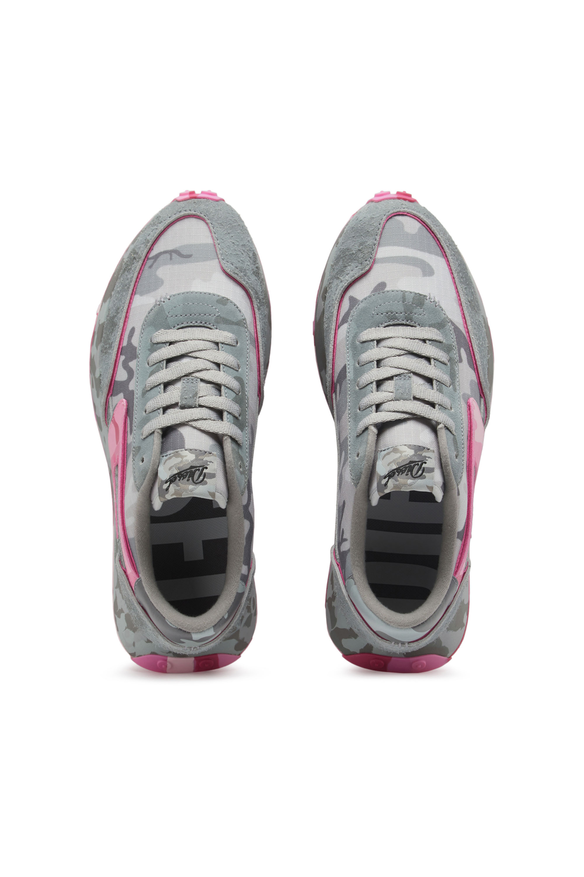 Diesel - S-RACER LC W, S-Racer Lc W - Sneakers basses avec imprim&eacute; camouflage Femme in Polychrome - 4