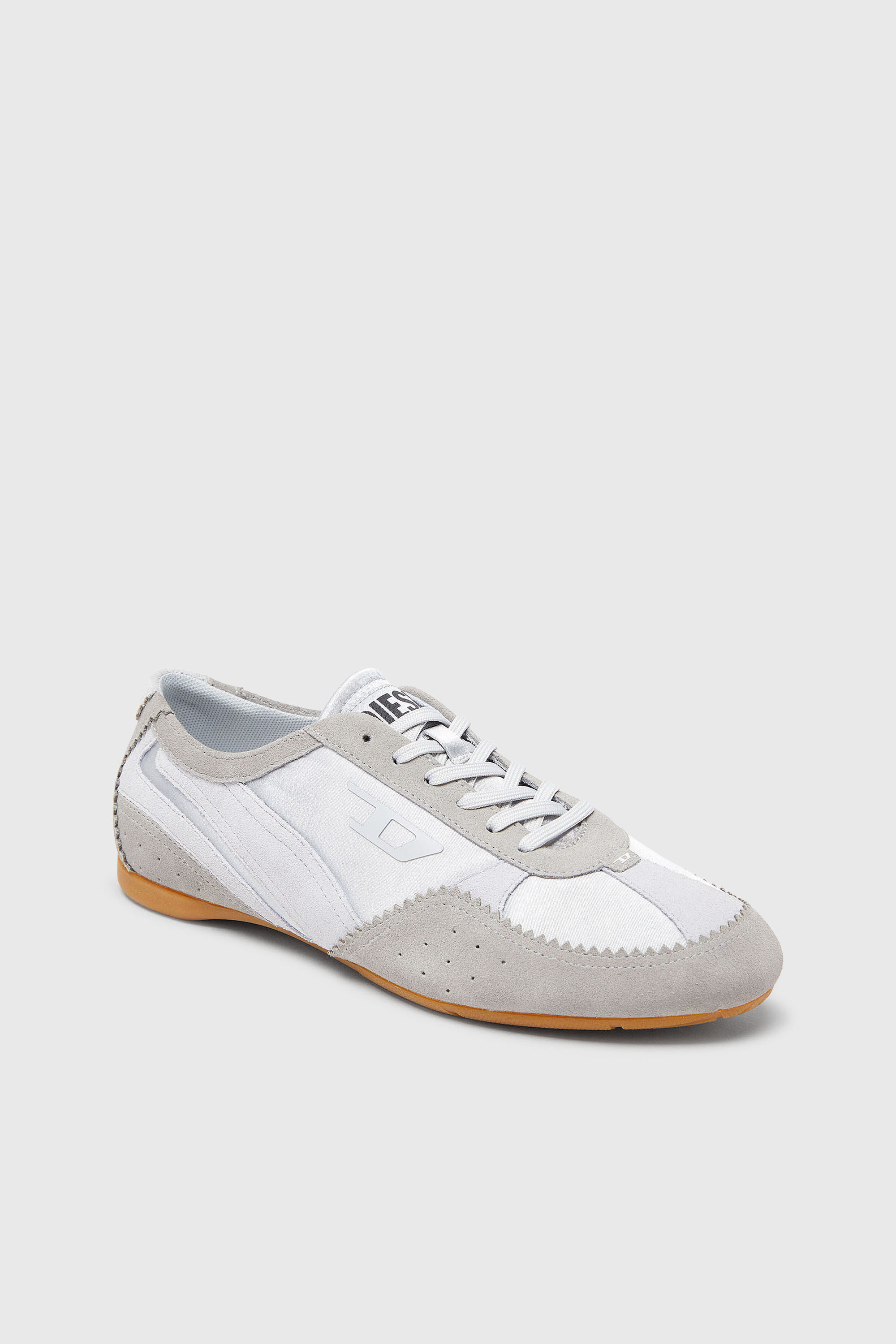 Diesel - D-MILE LOW II W, D-Mile-Baskets avec empi&egrave;cements en su&egrave;de Femme in Bleu - 6