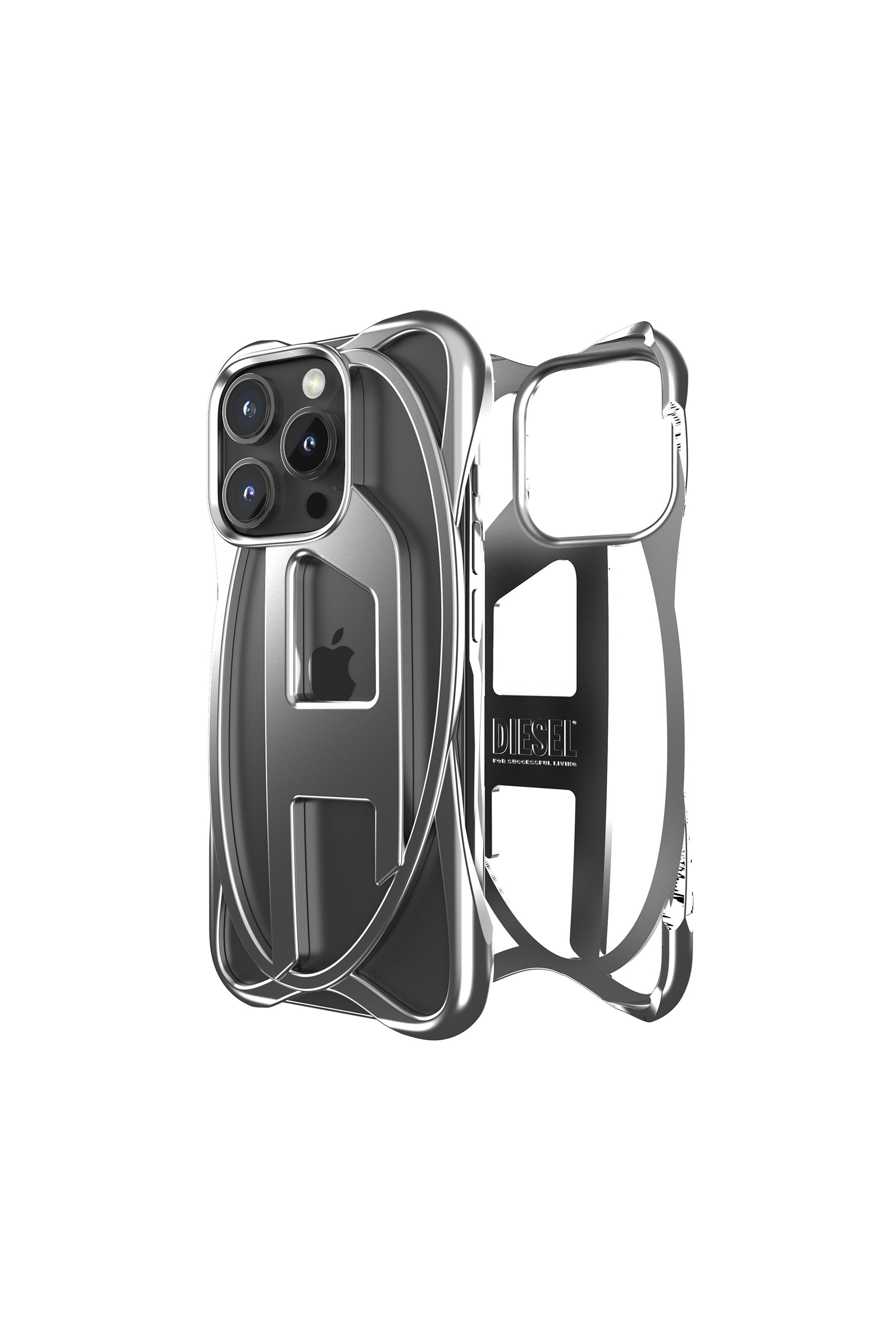 Diesel - 60207 MOULDED CASE, Coque pour iP 16 Pro Mixte in Gris - 1