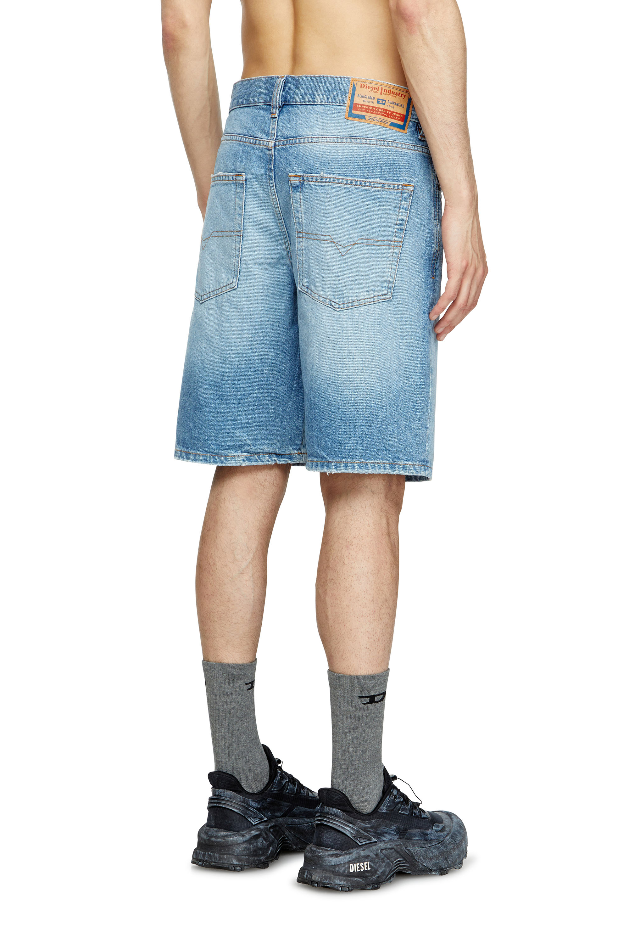 Diesel - REGULAR-SHORT, Short en denim Homme in Bleu - 4