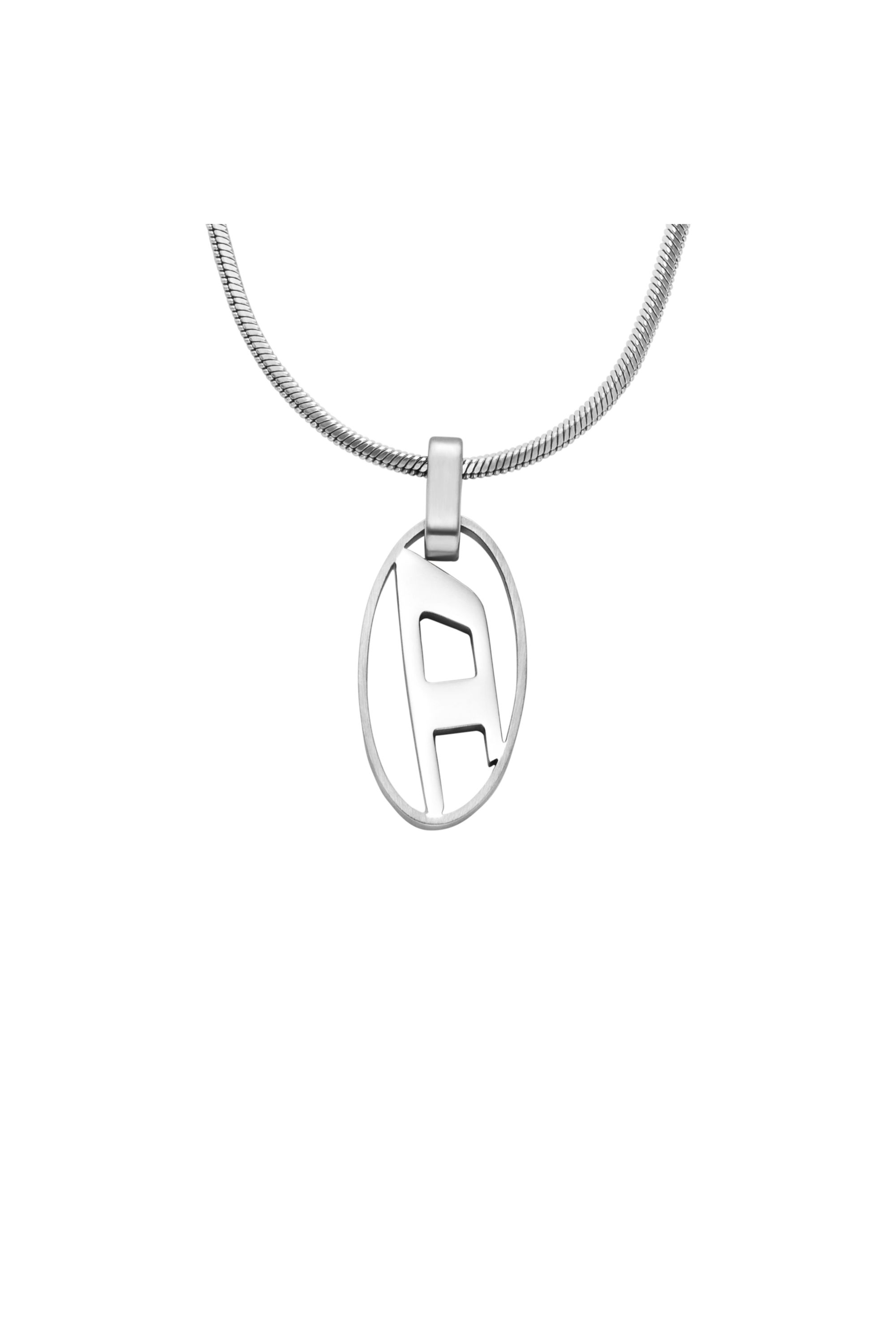 Diesel - DX1342, Collier avec pendentif en acier inoxydable Mixte in Gris argenté - 2