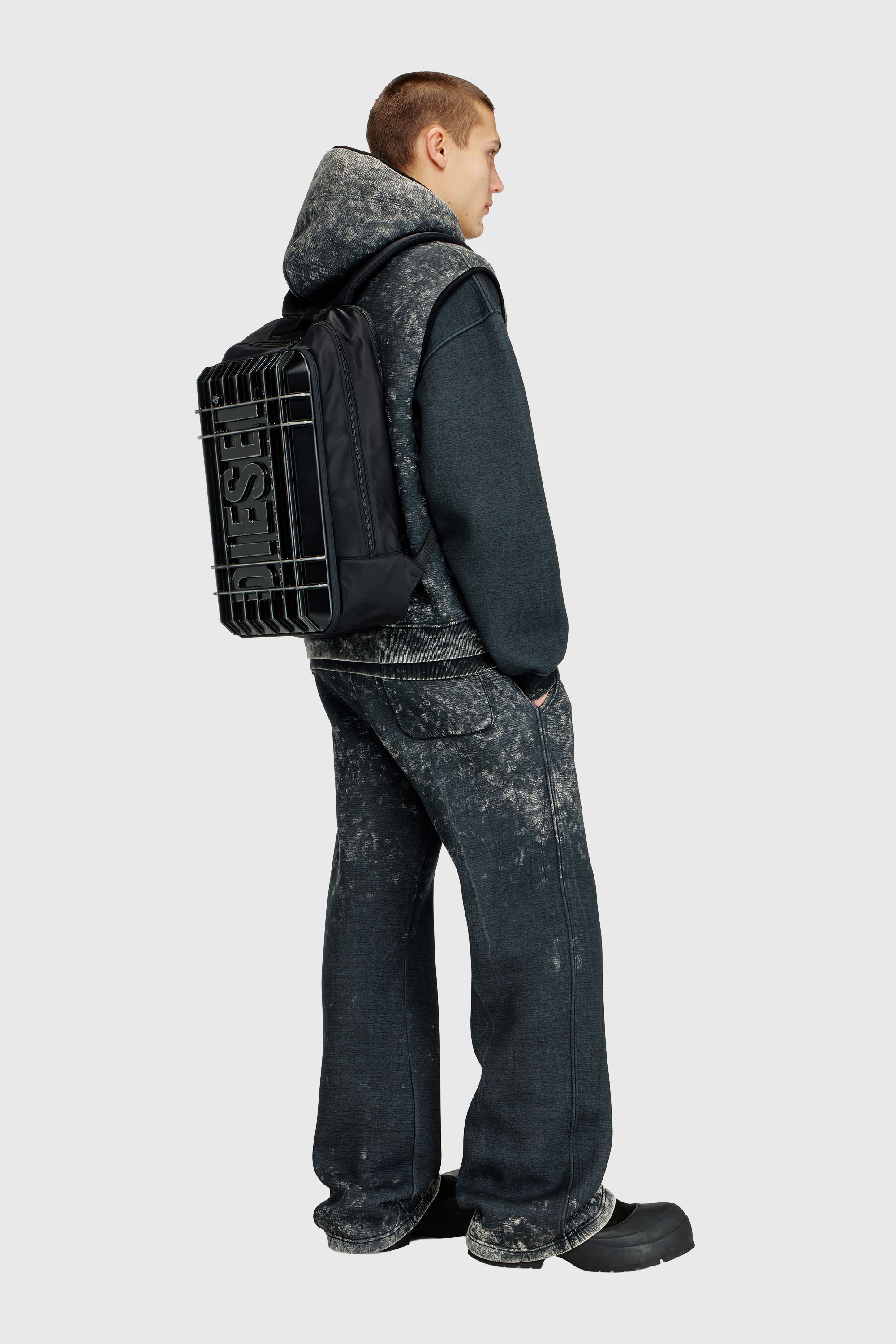 Diesel - DIESEL PC STRONG IMAGE BACKPACK- DSB005, Sac &agrave; dos de voyage robuste Mixte in Noir - 2