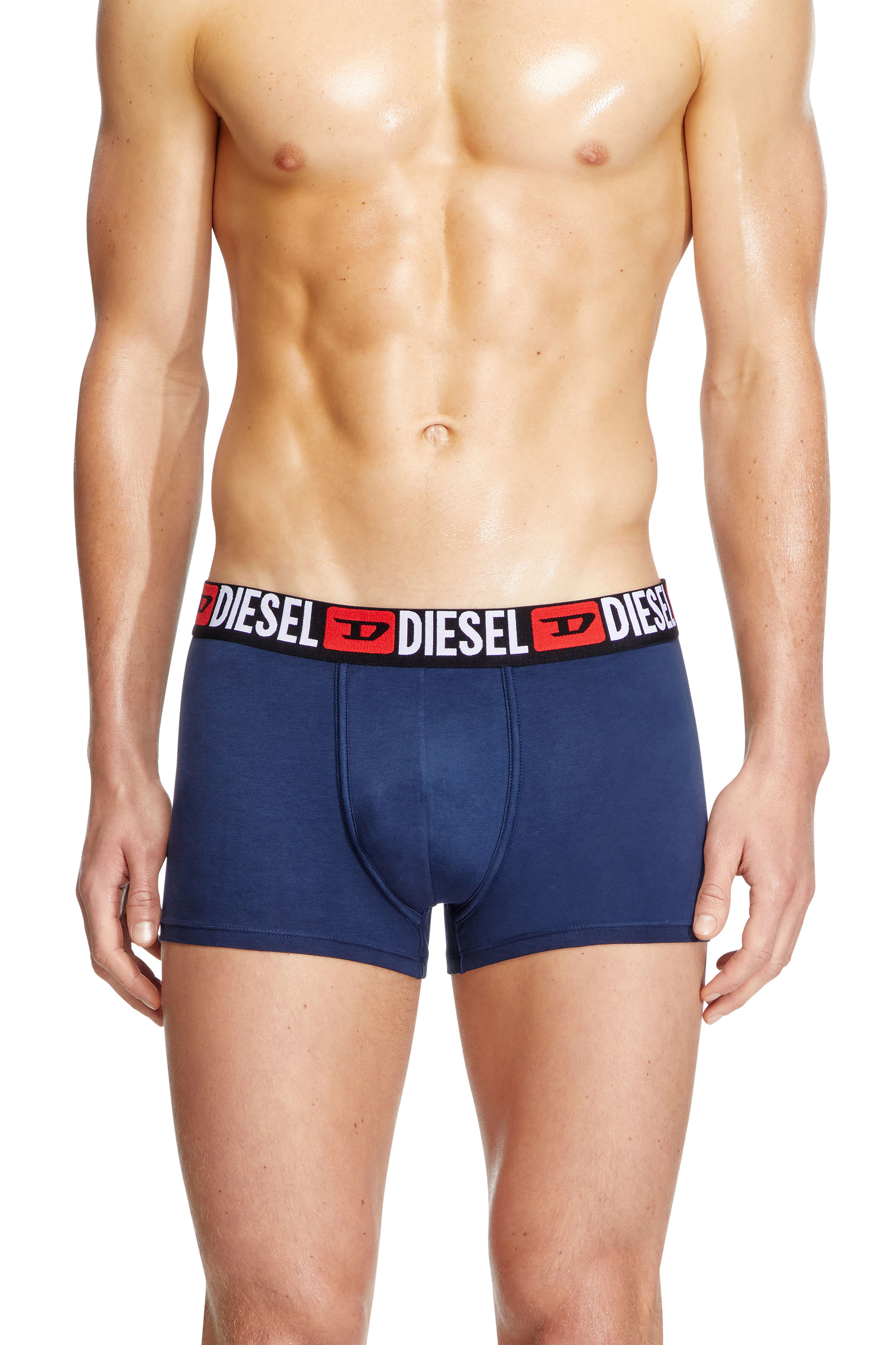 Diesel - UMBX-DAMIENTHREEPACK, Lot de trois boxers avec taille ornée du logo sur toute la surface Homme in Polychrome - 2