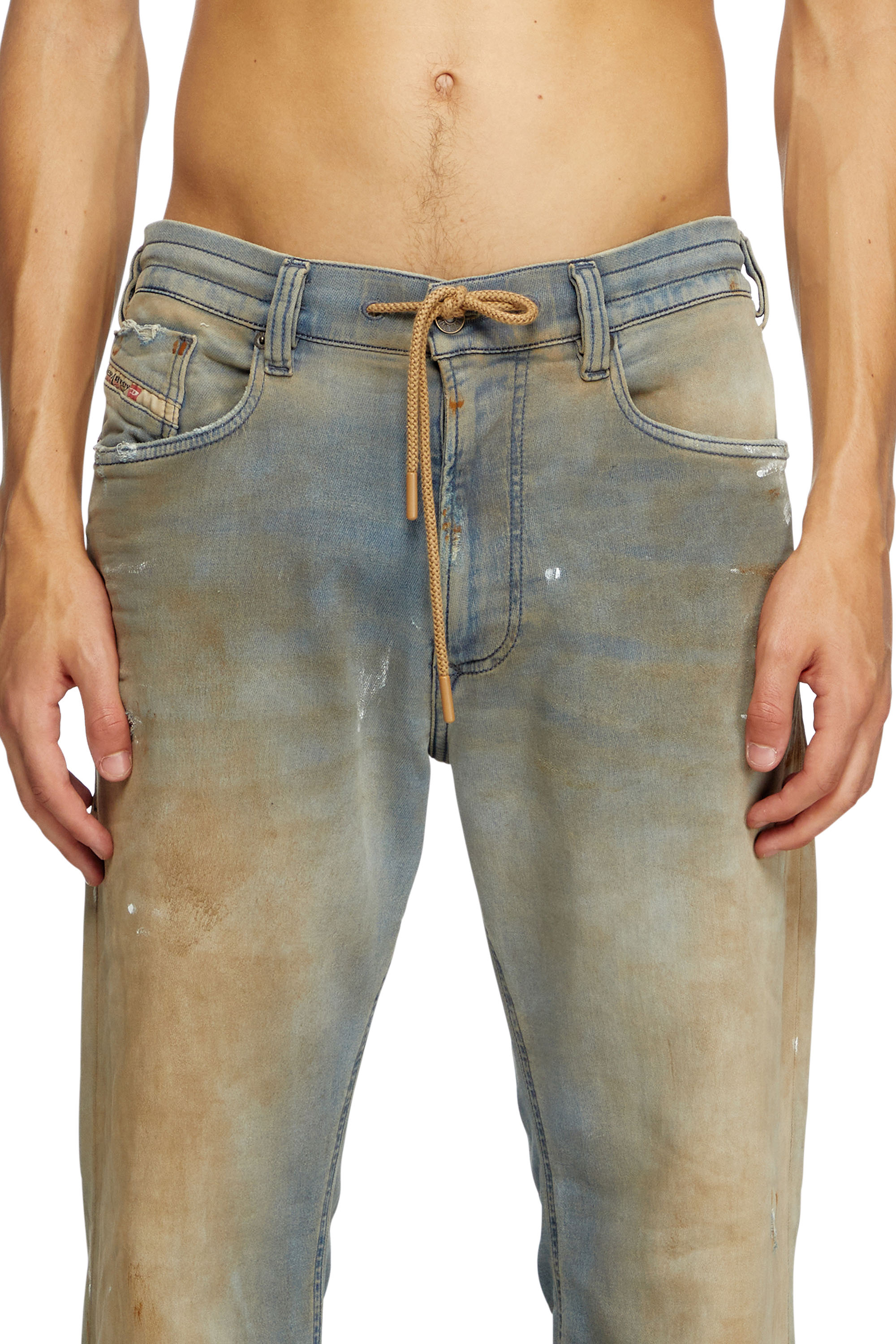 Diesel - Relaxed 2080 D-Reel Joggjeans® 068QL Homme, Bleu Clair - Image 3