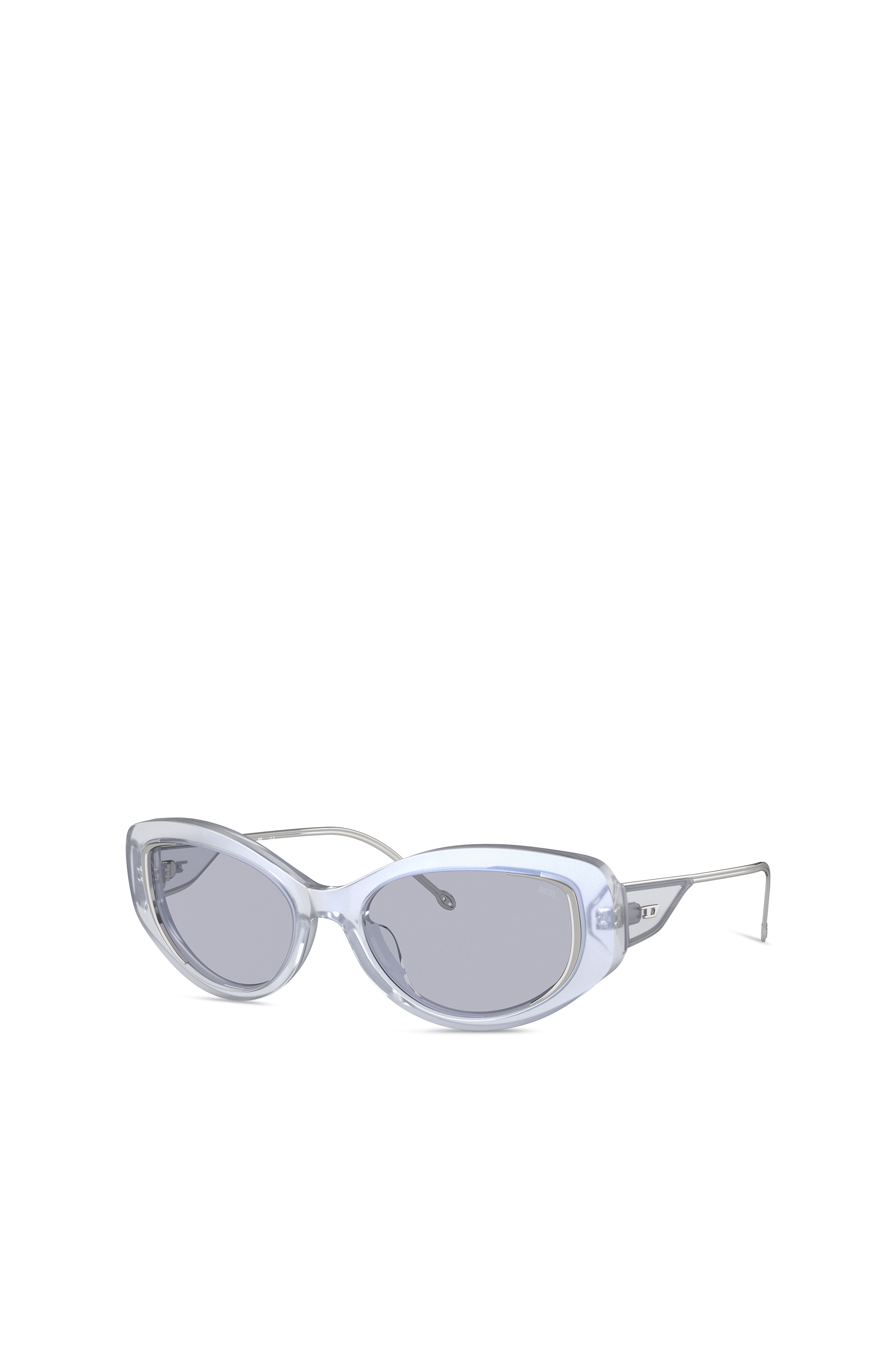 Diesel - 0DL2001, Lunettes de soleil cat-eye Mixte in Gris - 4