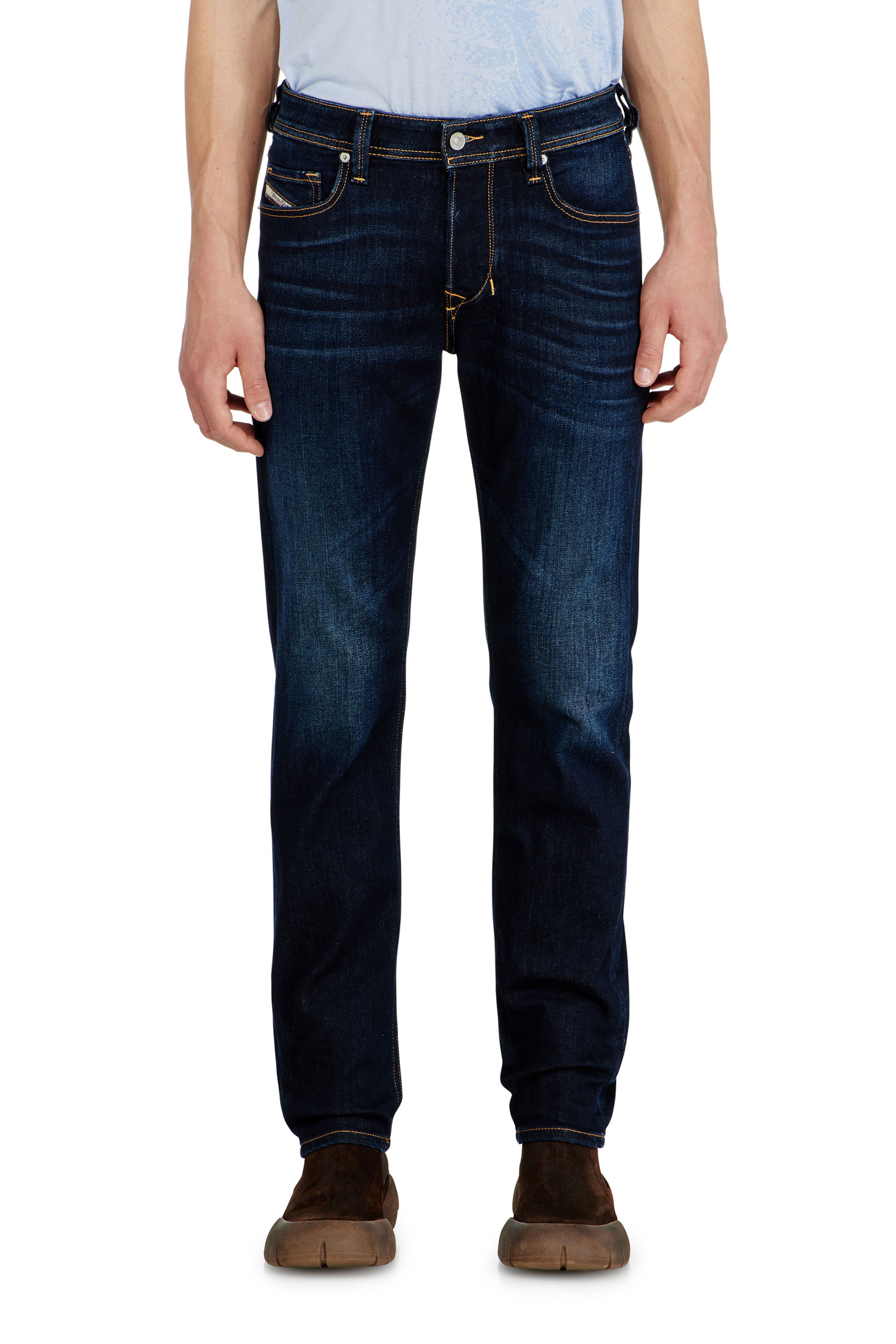 Diesel - Regular Jeans 1986 Larkee-Beex 09Q15 Homme, Bleu Fonc&eacute; - Image 4