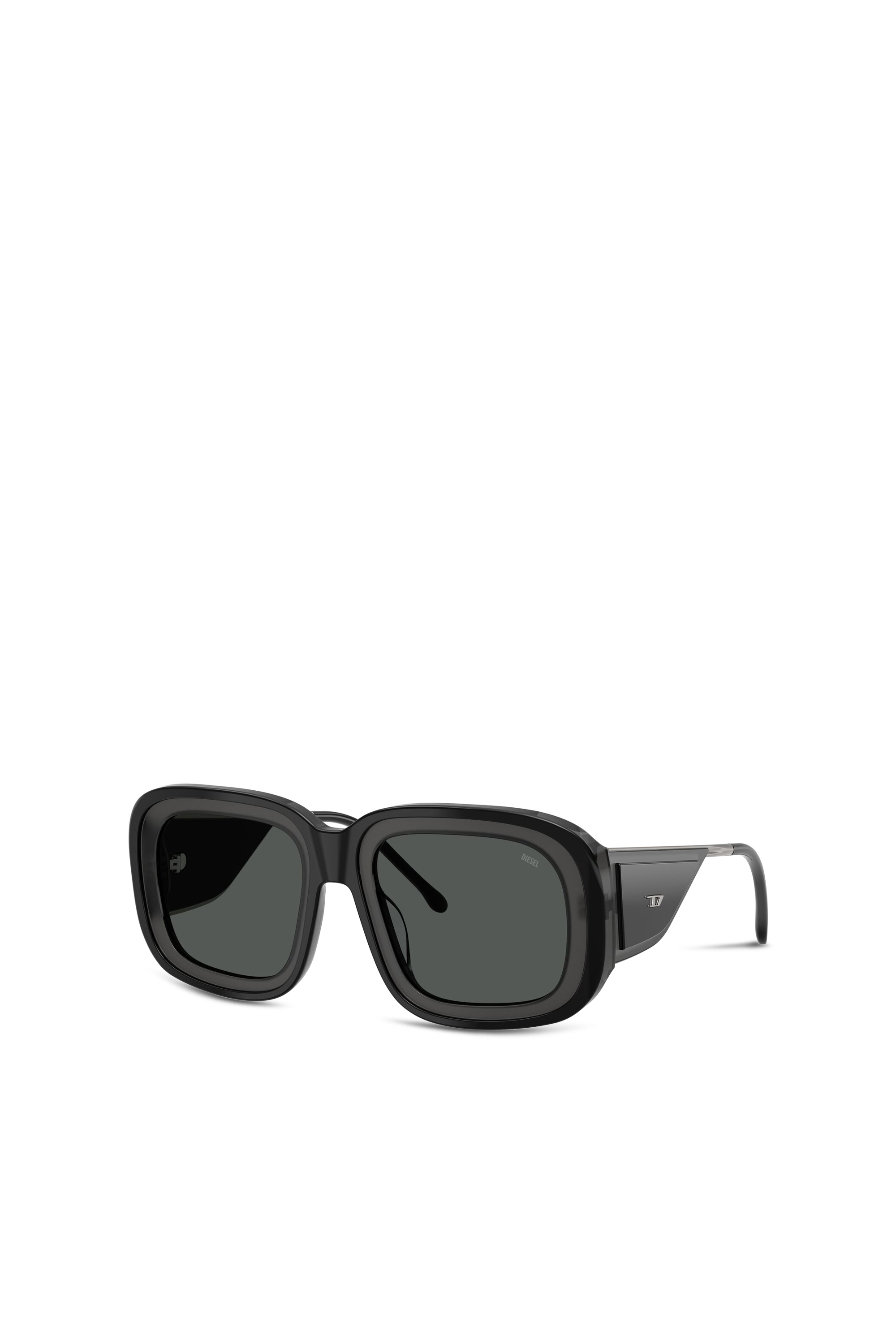 Diesel - 0DL2015U, Lunettes de soleil carr&eacute;es Mixte in Noir - 2