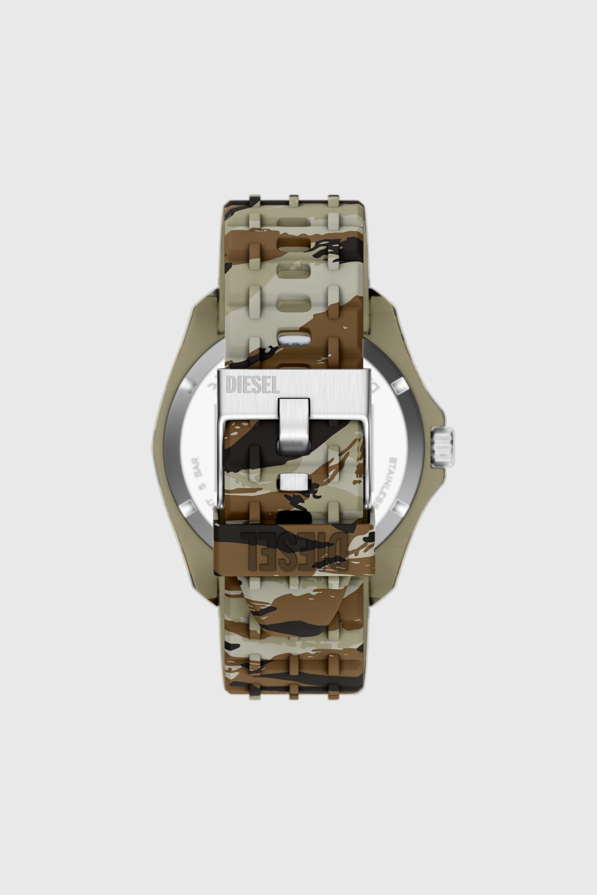 Diesel - DZ2242 WATCH, Montre Stinger camo de silicone Homme in Polychrome - 2