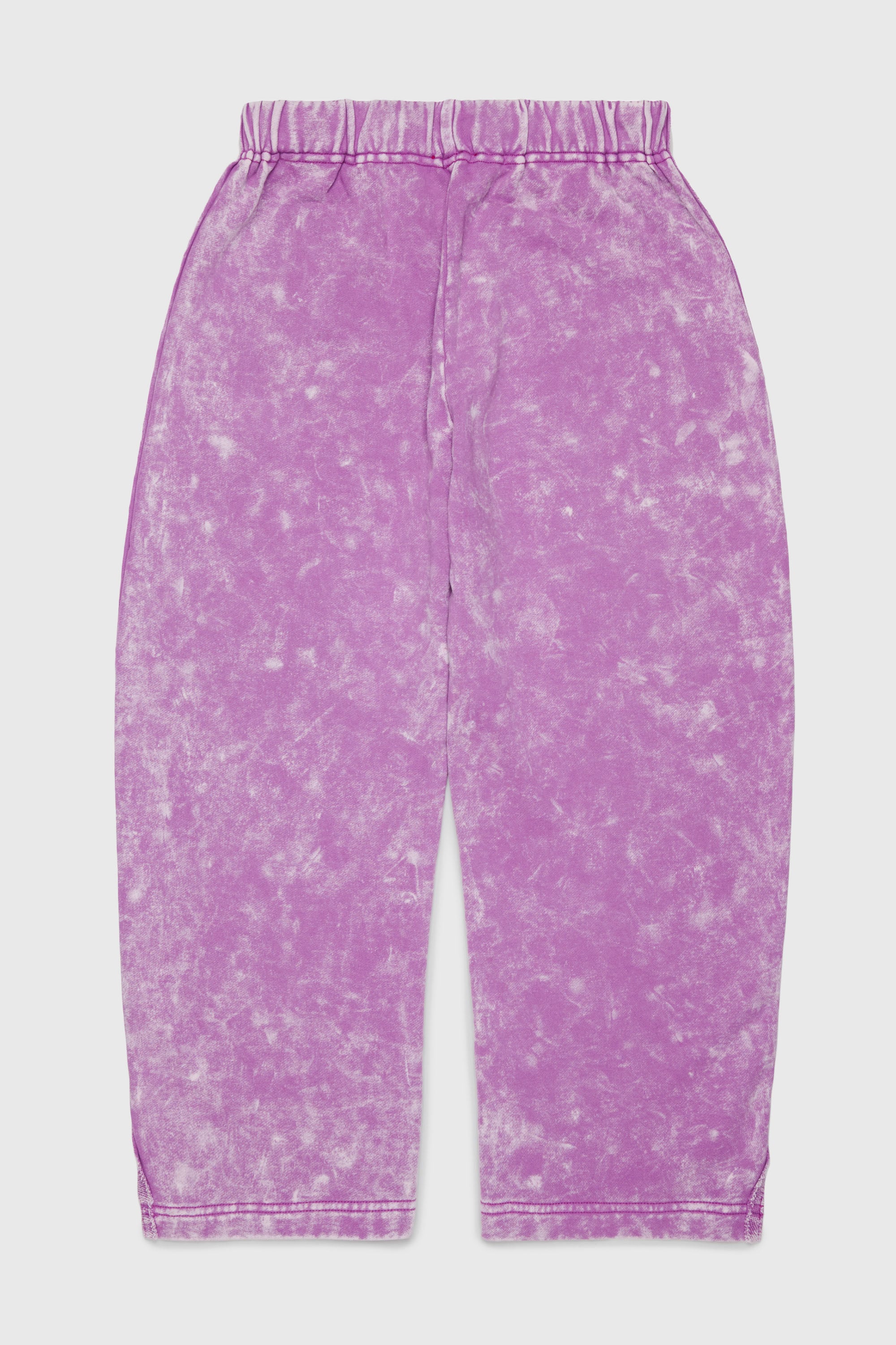 Diesel - PLOXY, Pantalon de surv&ecirc;tement en coton &agrave; effet marbr&eacute; Femme in Violet - 2