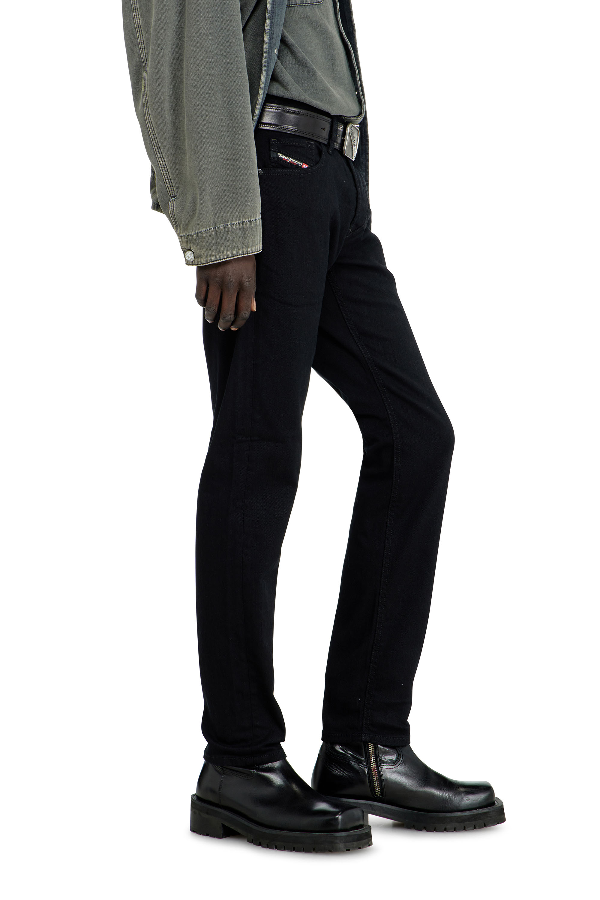 Diesel - Regular Jeans 1986 Larkee-Beex 0688H Homme, Noir/Gris fonc&eacute; - Image 7