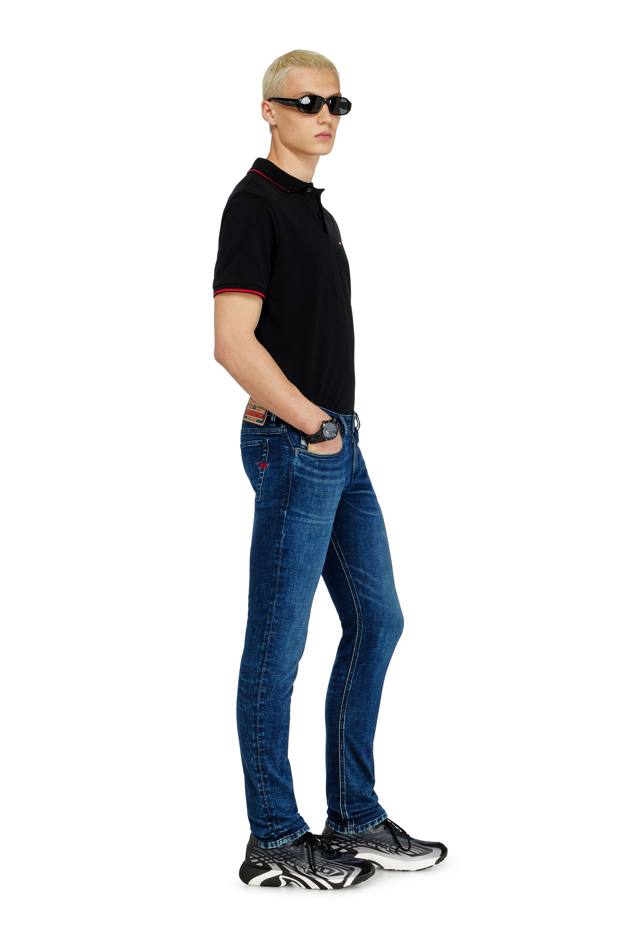 Diesel - Skinny Jeans 1979 Sleenker 0KBBD Homme, Bleu Fonc&eacute; - Image 2