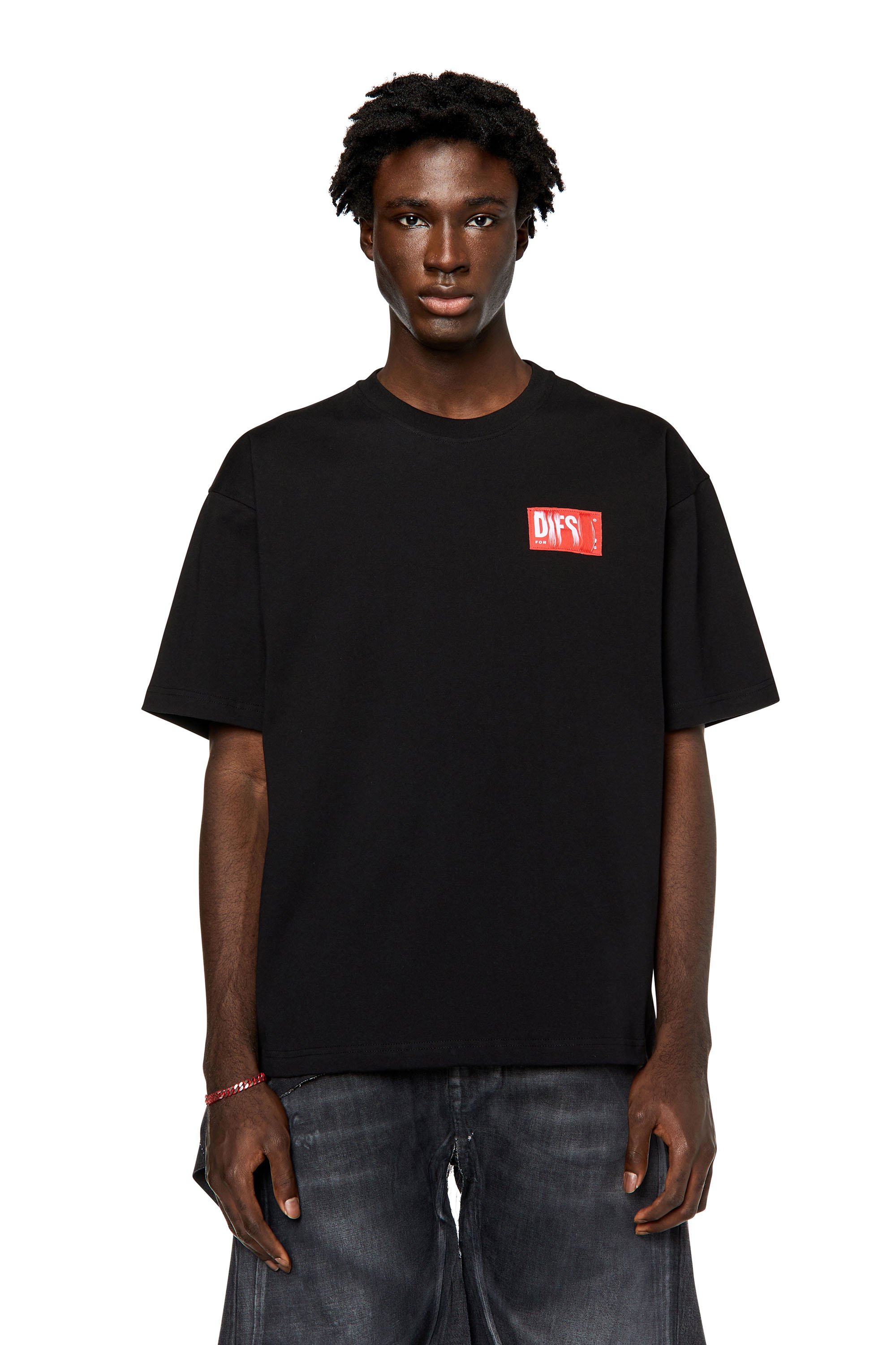 Diesel - T-NLABEL, Noir - Image 1