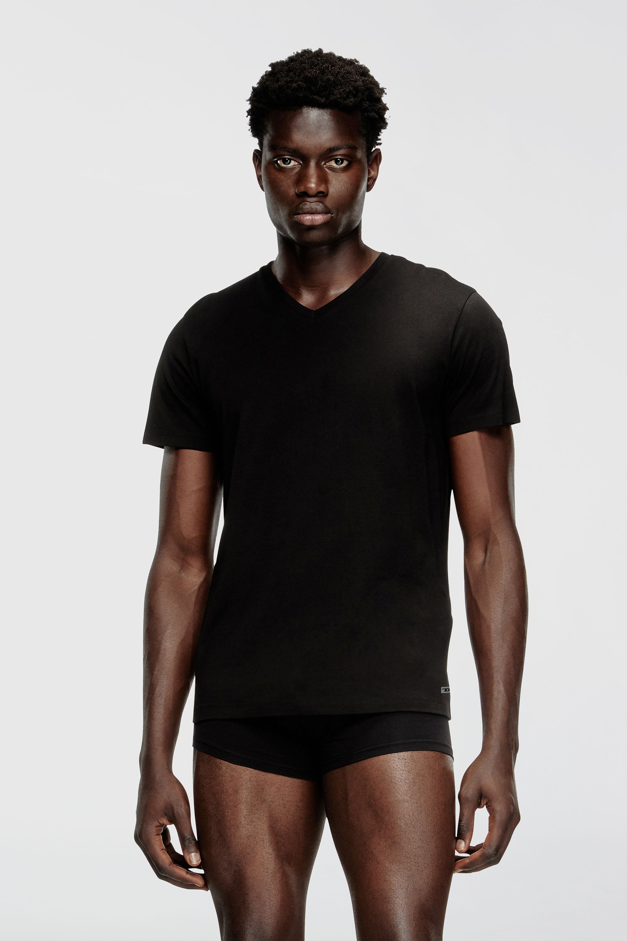 Diesel - MICHAEL-D-BOX-3PACK, Lot de trois T-shirts avec col en V Homme in Noir - 2