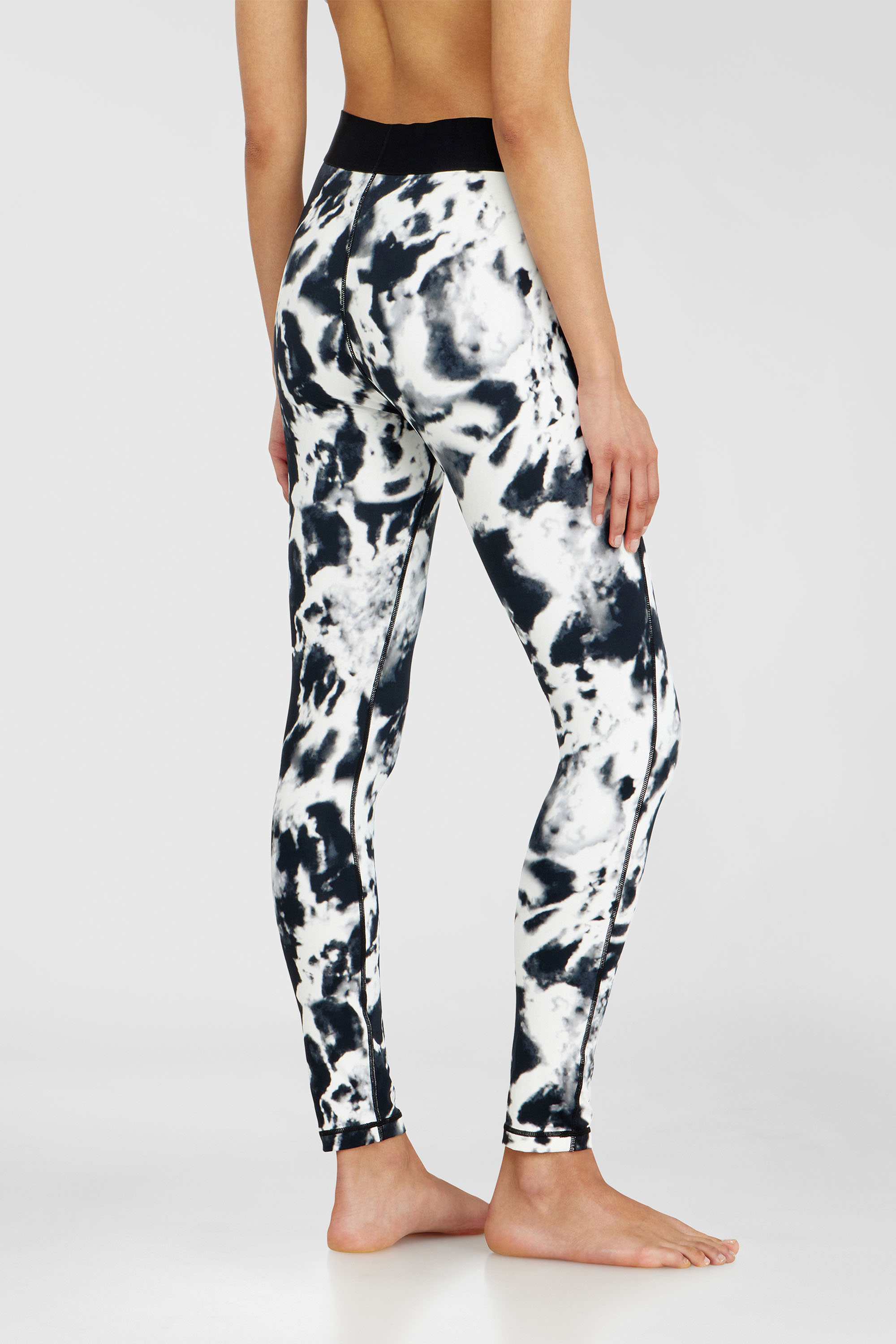 Diesel - ADELINE-D-POP, Leggings en microfibre imprim&eacute;e Femme in Polychrome - 4