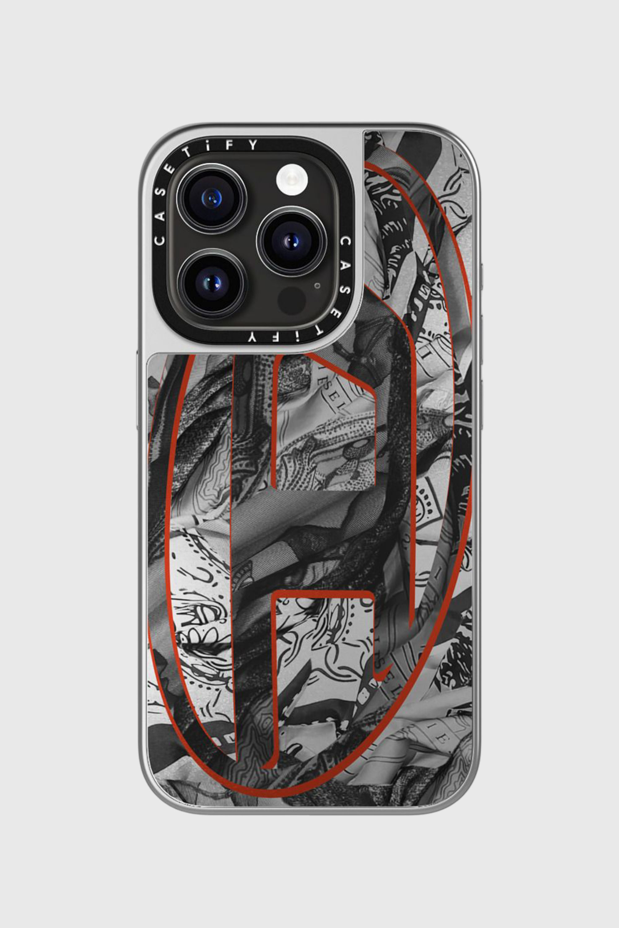 Diesel - 60336 CASETIFY MOULDED CASE, Coque MagSafe Bandana iPhone 15 Pro Mixte in Polychrome - 6