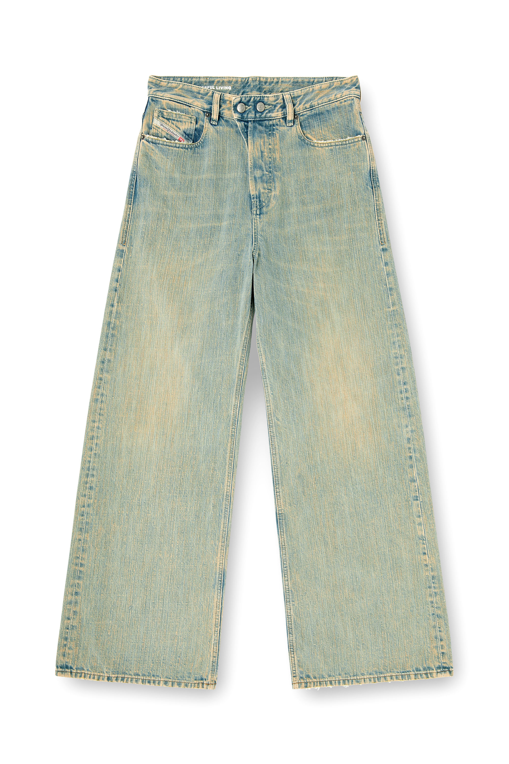 Diesel - Relaxed Jeans 1996 D-Sire 007CY Femme, Bleu moyen - Image 3