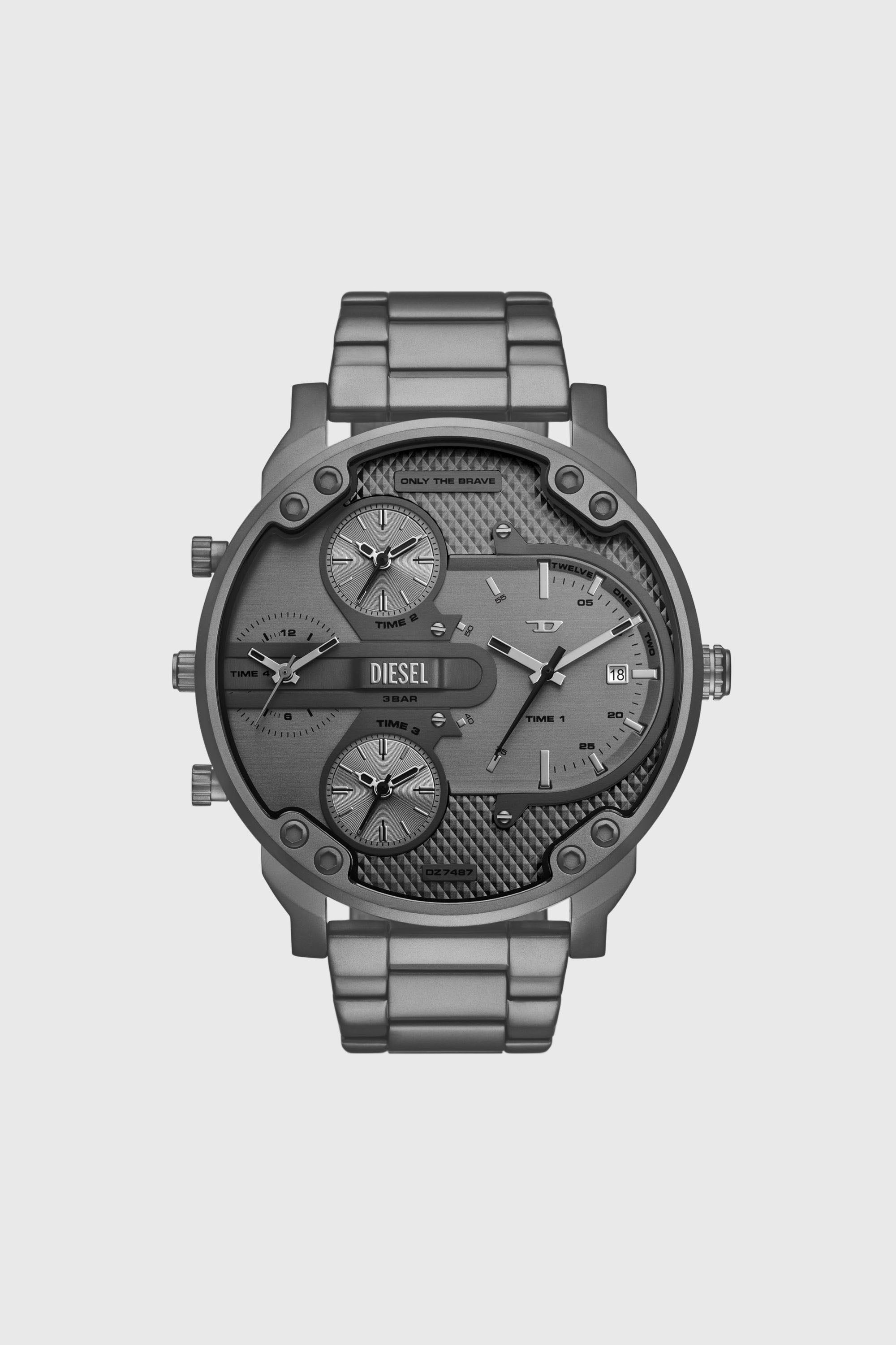 Diesel - DZ7487, Montre Mr. Daddy slim &agrave; mouvement multiple Homme in Gris - 1