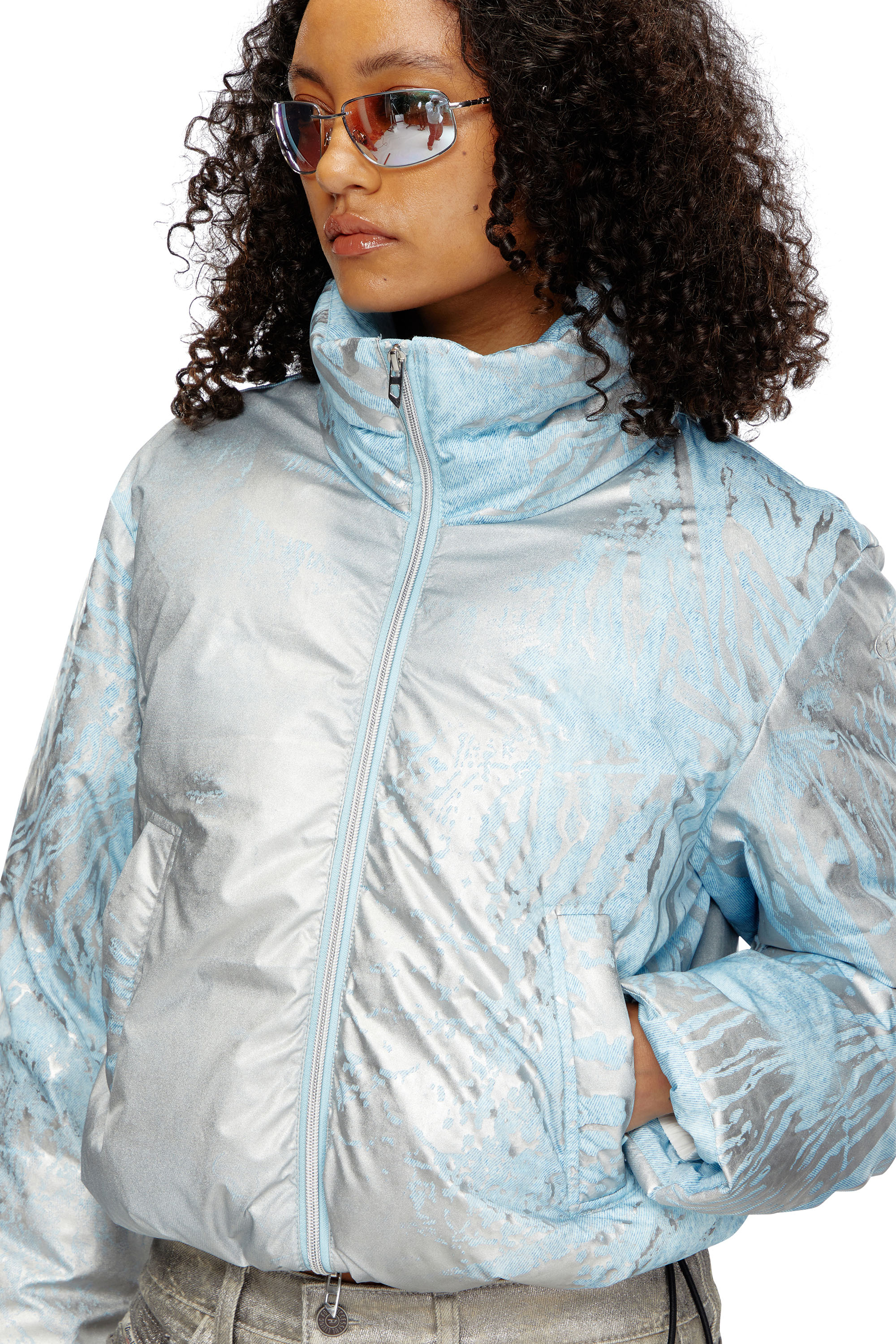 Vestes d hiver femme de bombardier en duvet Diesel