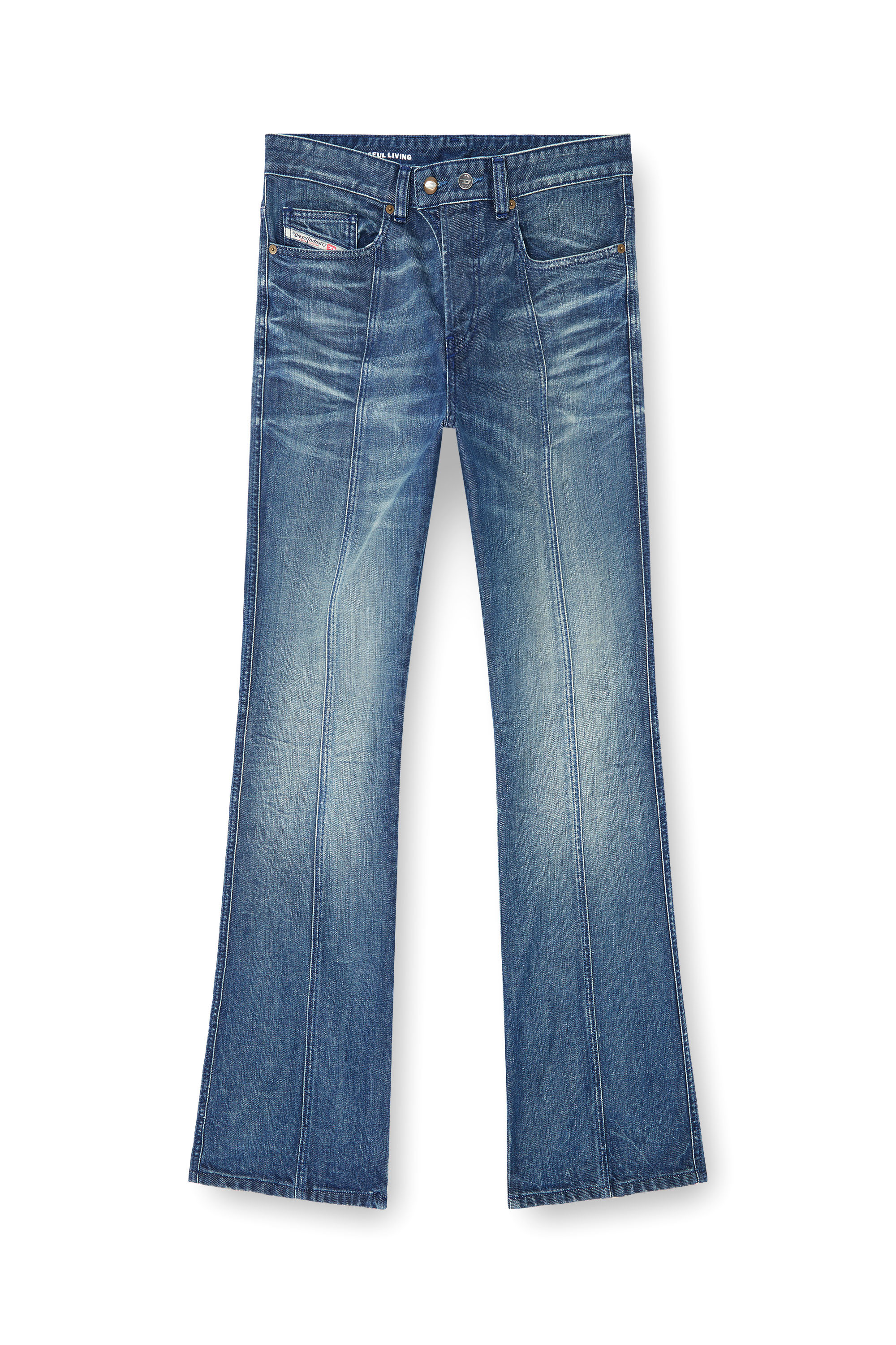 Diesel - Bootcut Jeans 1998 D-Buck 09Q29 Homme, Bleu moyen - Image 7