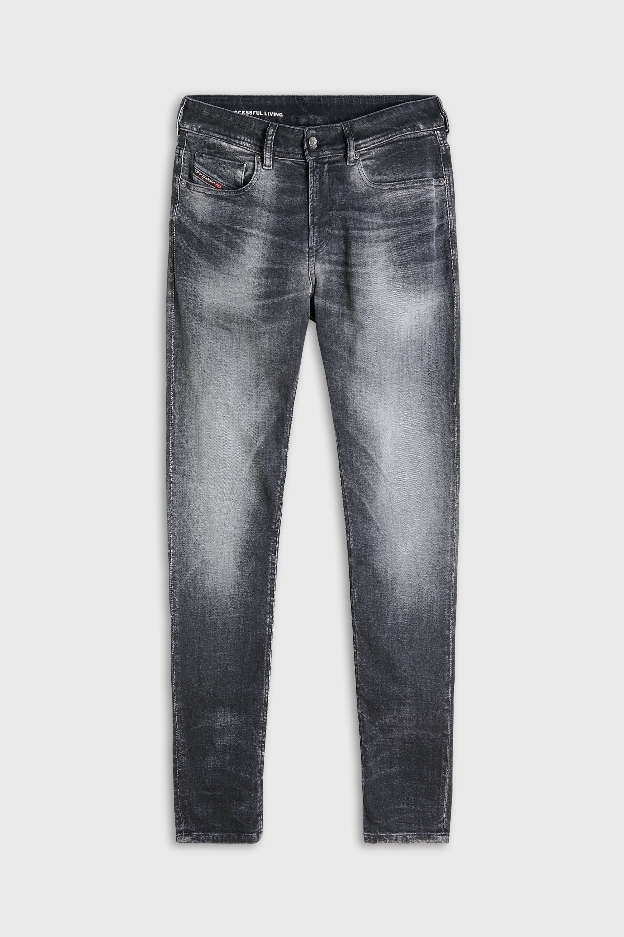 Diesel - Skinny Jeans 1979 Sleenker 09R08 Homme, Noir/Gris fonc&eacute; - Image 2