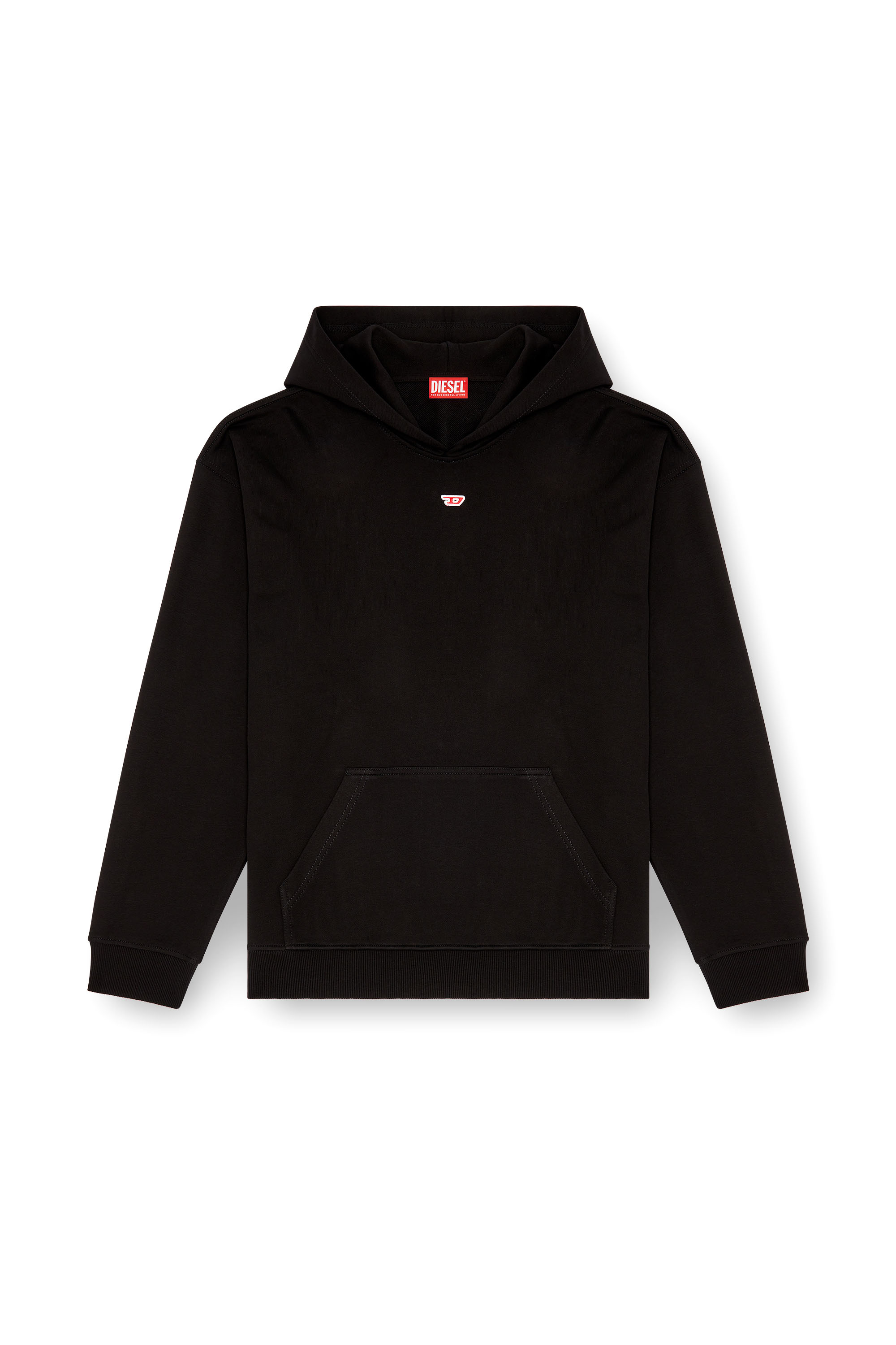 Diesel - S-BOXT-HOOD-D, Sweat-shirt &agrave; capuche avec empi&egrave;cement D Homme in Noir - 2
