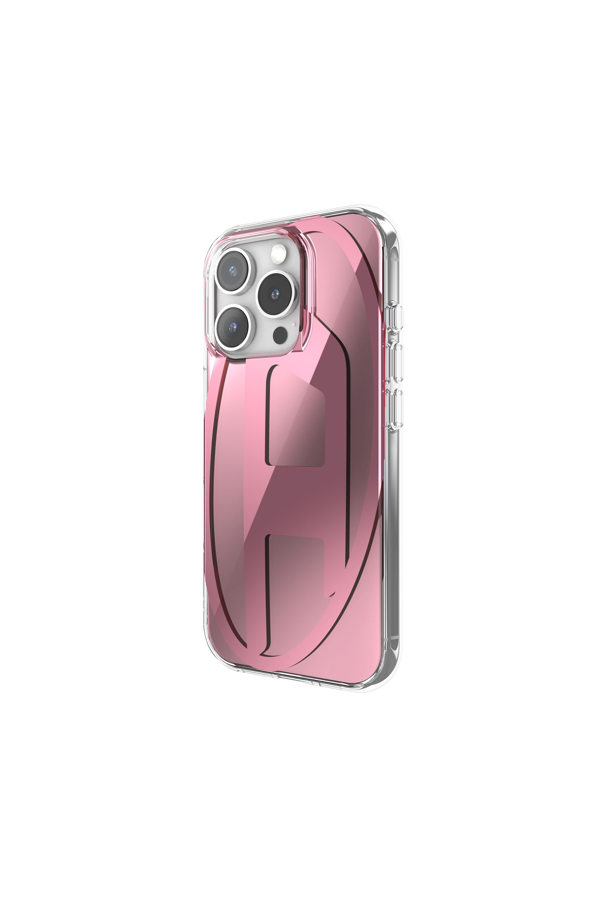 Diesel - 60164 AOP CASE, Coque miroir pour l'iP 16 Pro Mixte in Rose - 4