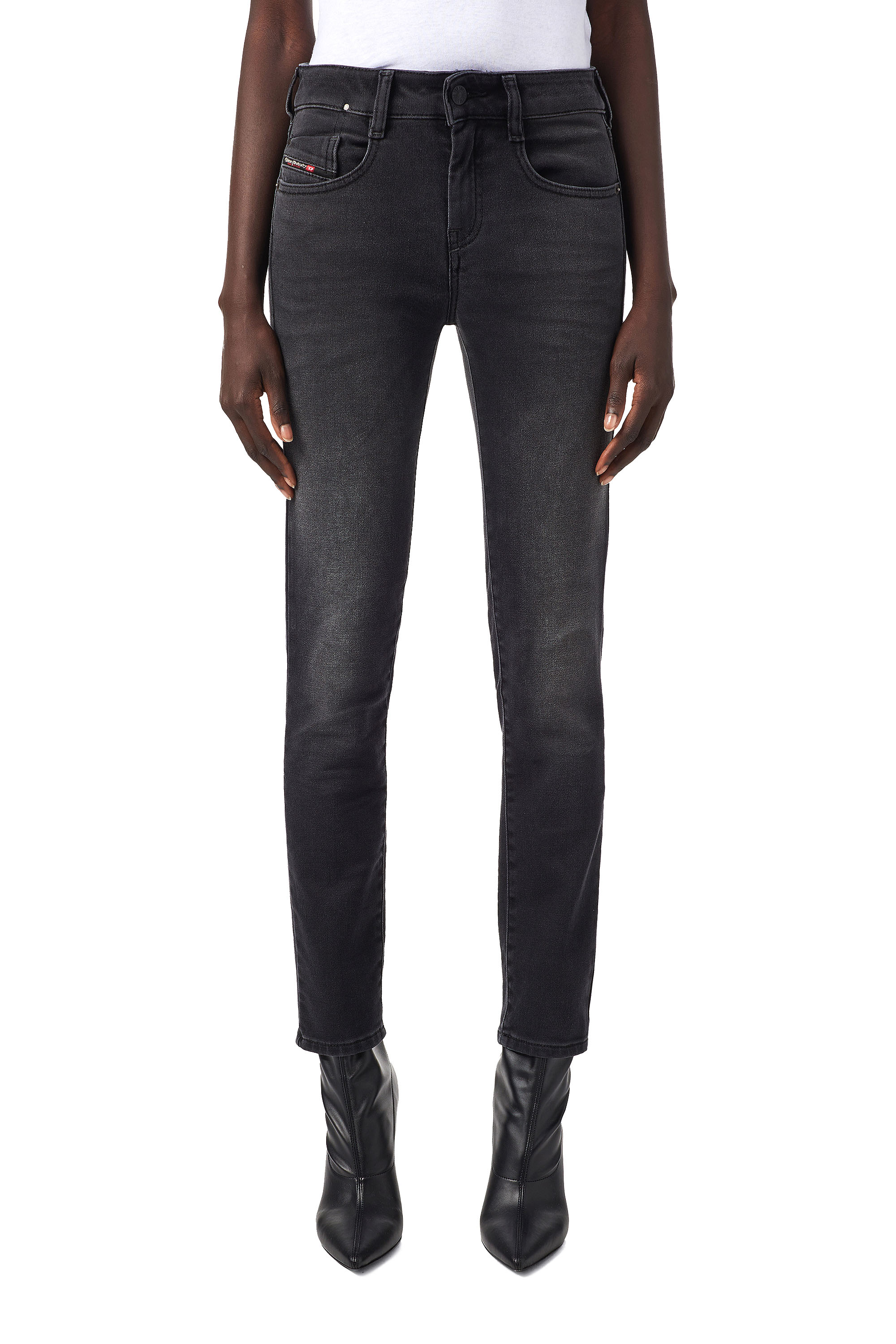 D-Ollies JoggJeans® 09B22, Noir/Gris foncé - Jeans