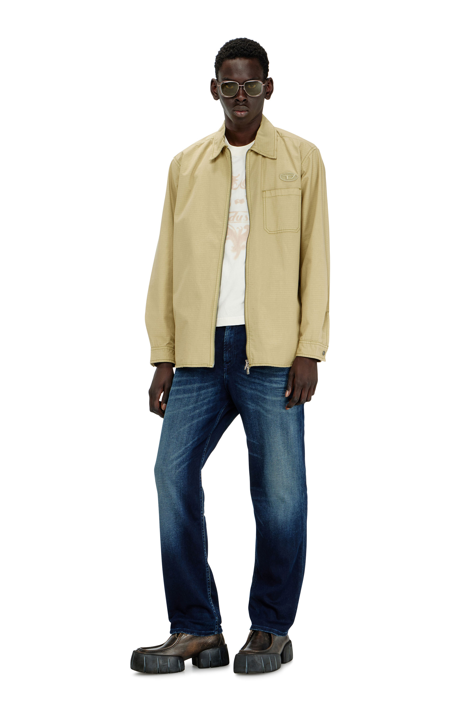 Diesel - Regular 2090 D-Veekley Joggjeans&reg; 09P93 Homme, Bleu Fonc&eacute; - Image 1