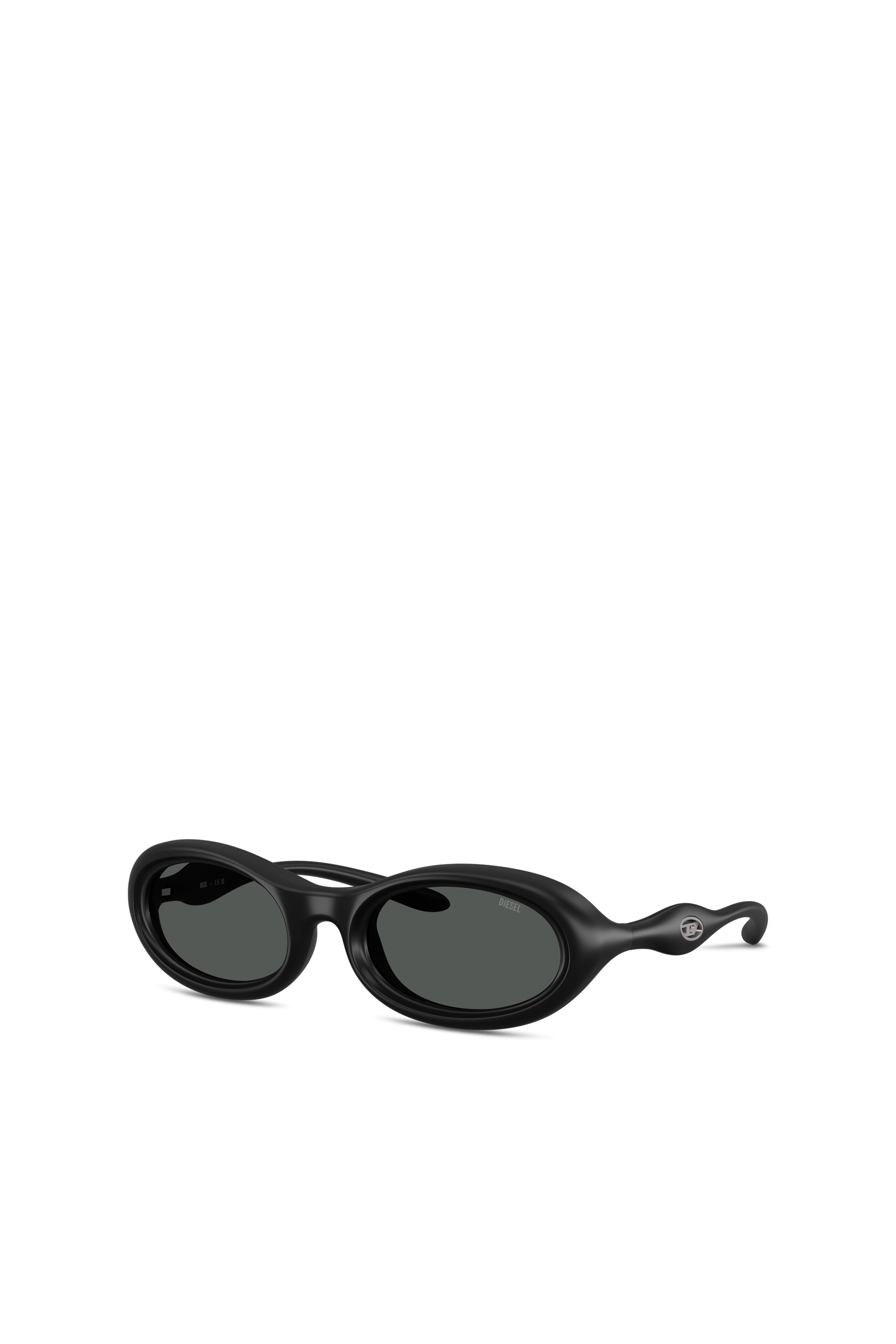 Diesel - 0DL3011U, Lunettes de soleil ovales Mixte in Noir - 1