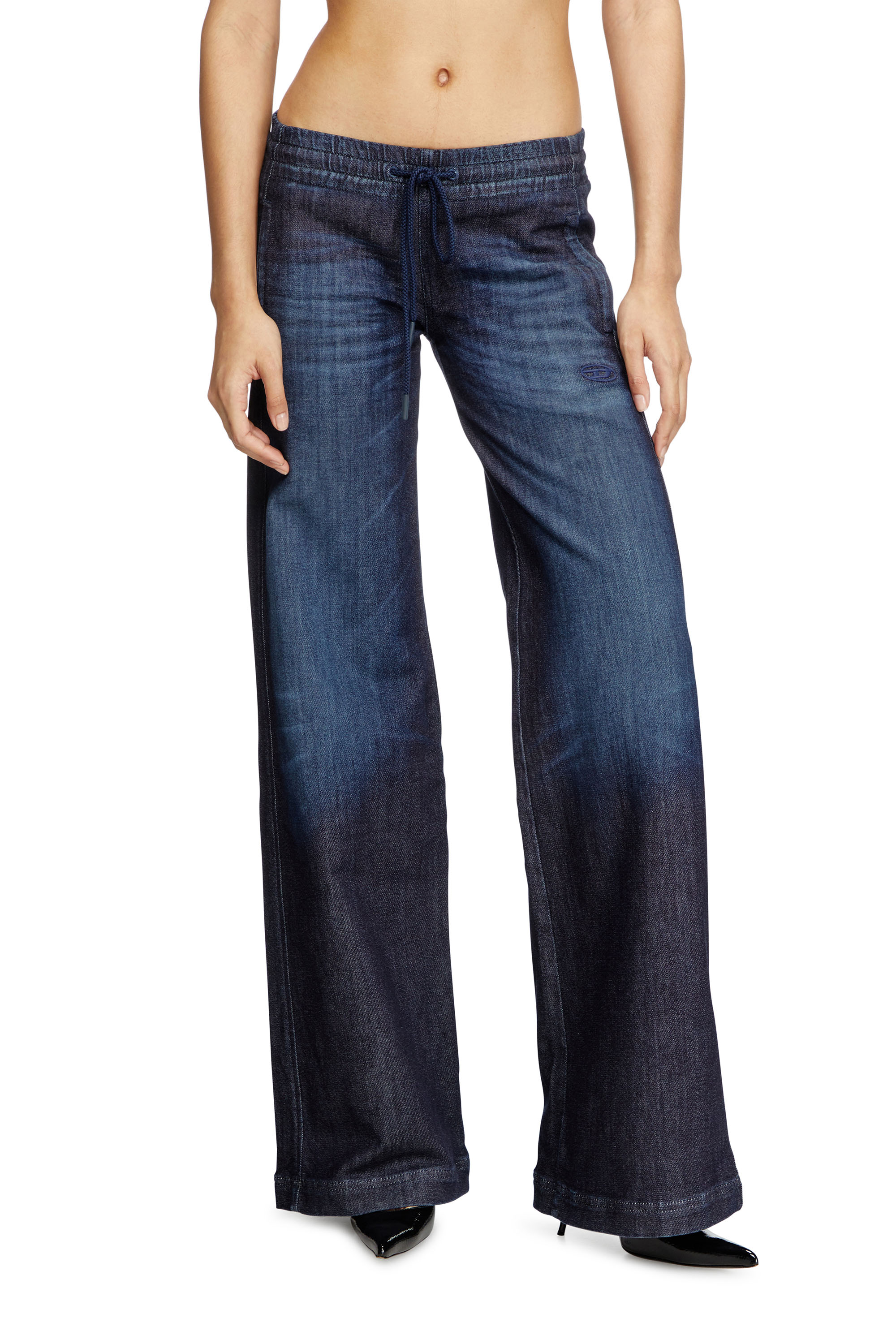 Diesel - Relaxed 2078 D-Ainty Joggjeans® 09L11 Femme, Bleu Foncé - Image 2