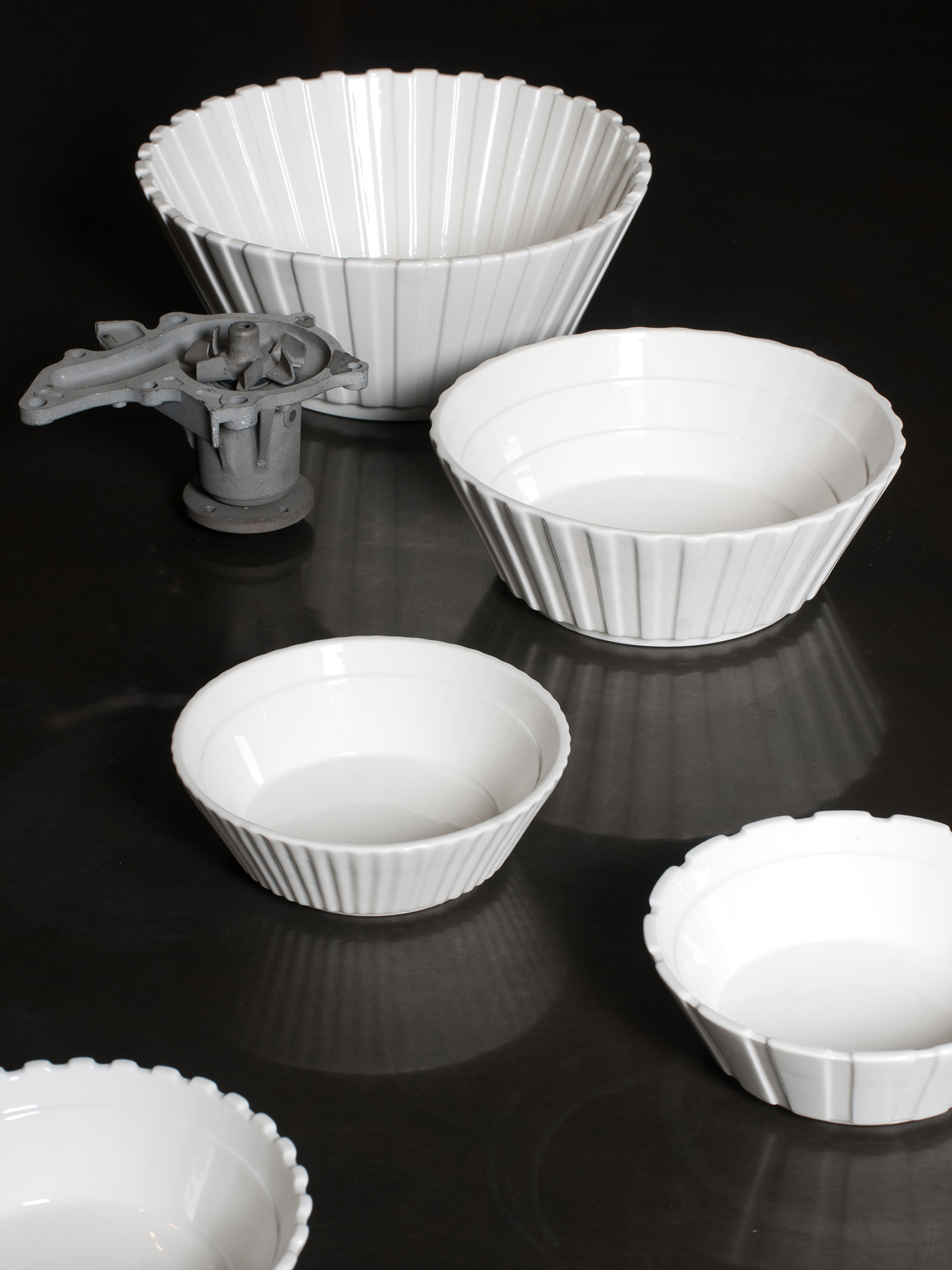 Diesel - 10984 MACHINE COLLEC, Compotier en porcelaine, ø 16,3 cm Mixte in Blanc - 4