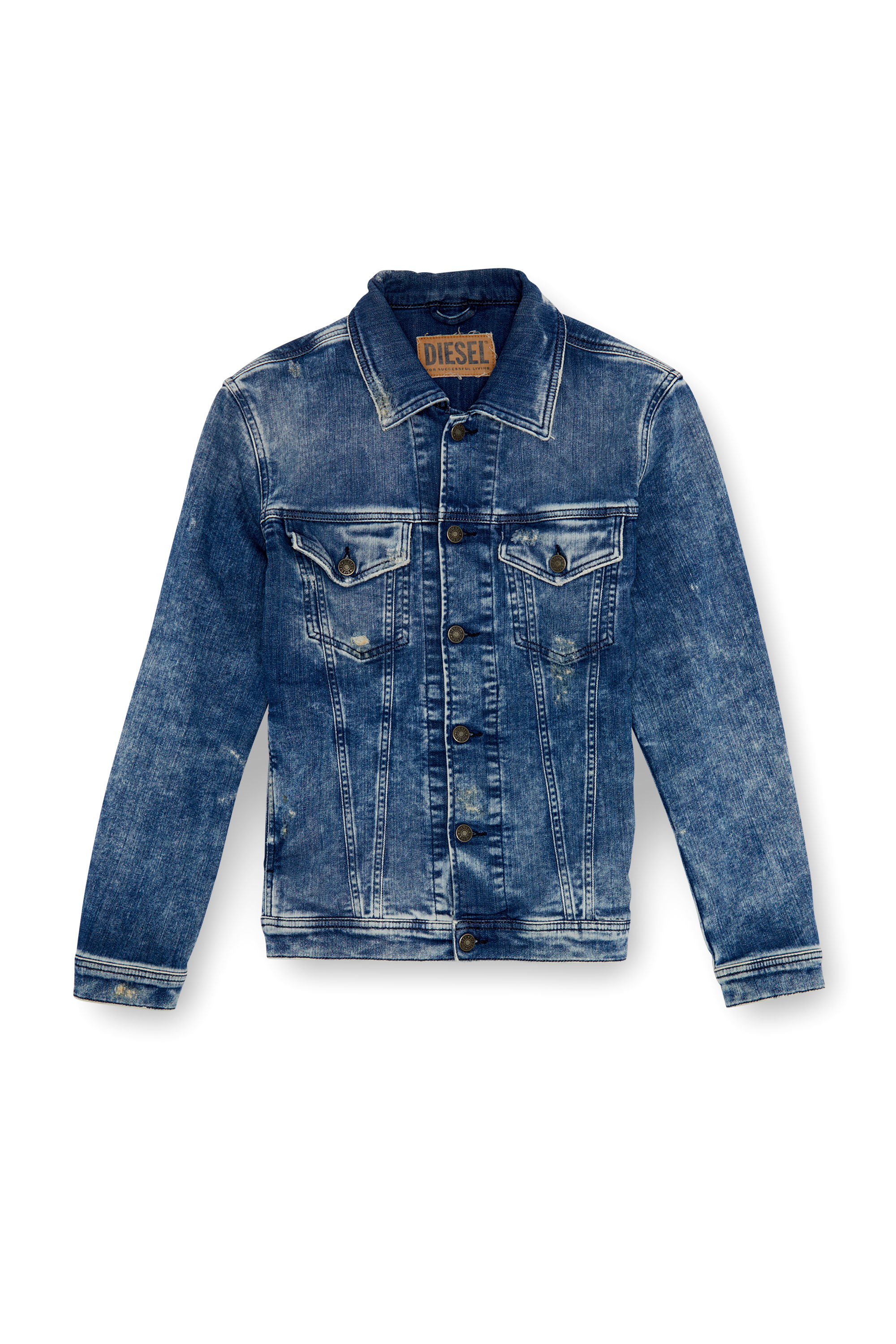 Diesel - NHILL-TW, Homme - Vestes en denim Bleu moyen Homme in ToBeDefined - 1