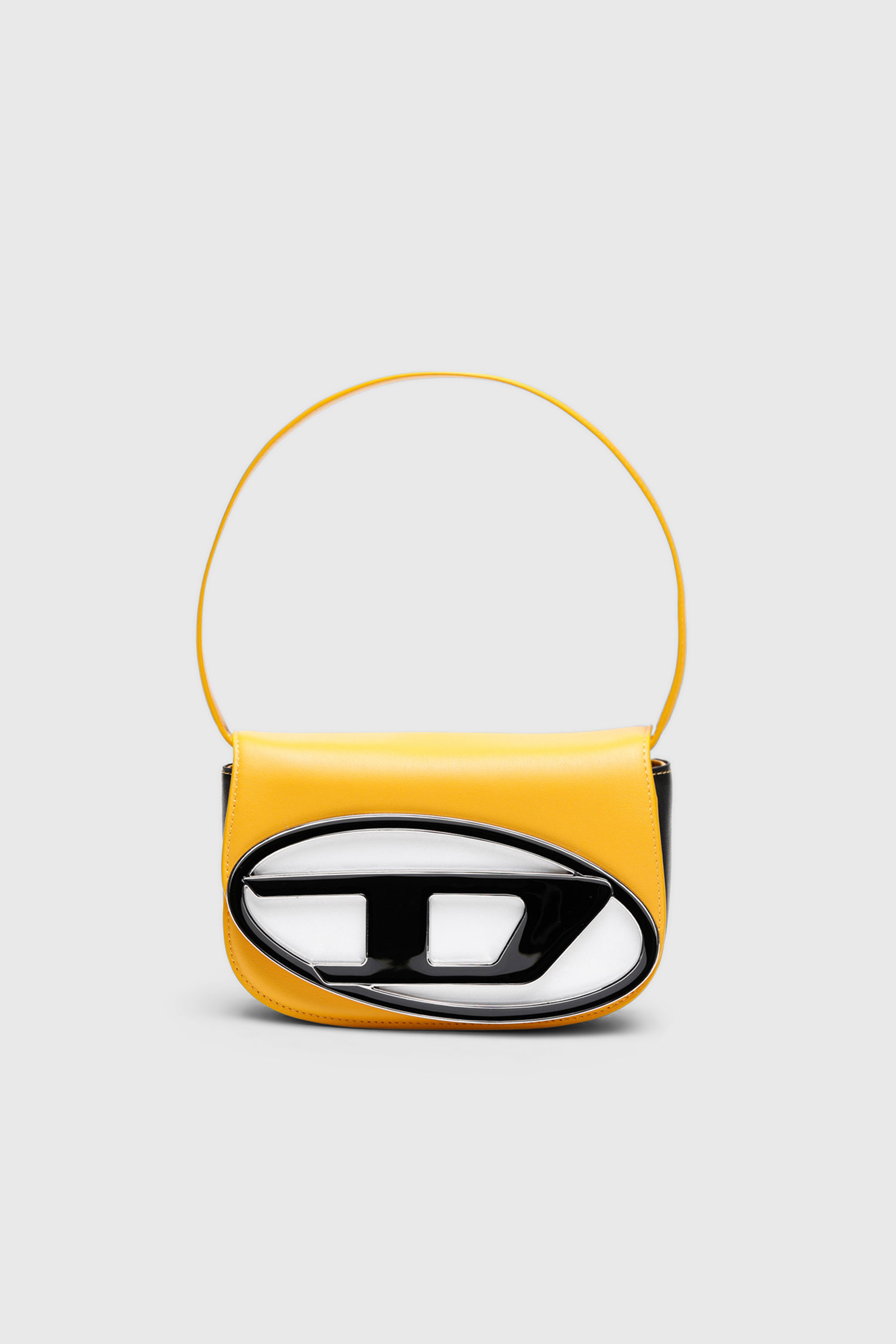 Diesel - 1DR, 1DR - Sac iconique &agrave; bandouli&egrave;re en cuir nappa Femme in Jaune - 2