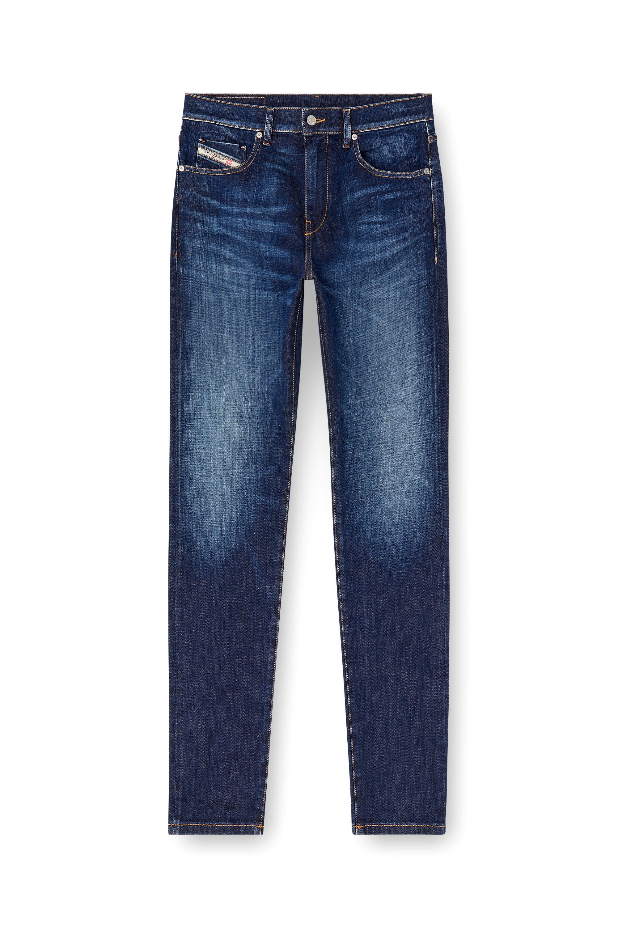 Diesel - Slim Jeans 2019 D-Strukt 09L61 Homme, Bleu moyen - Image 3