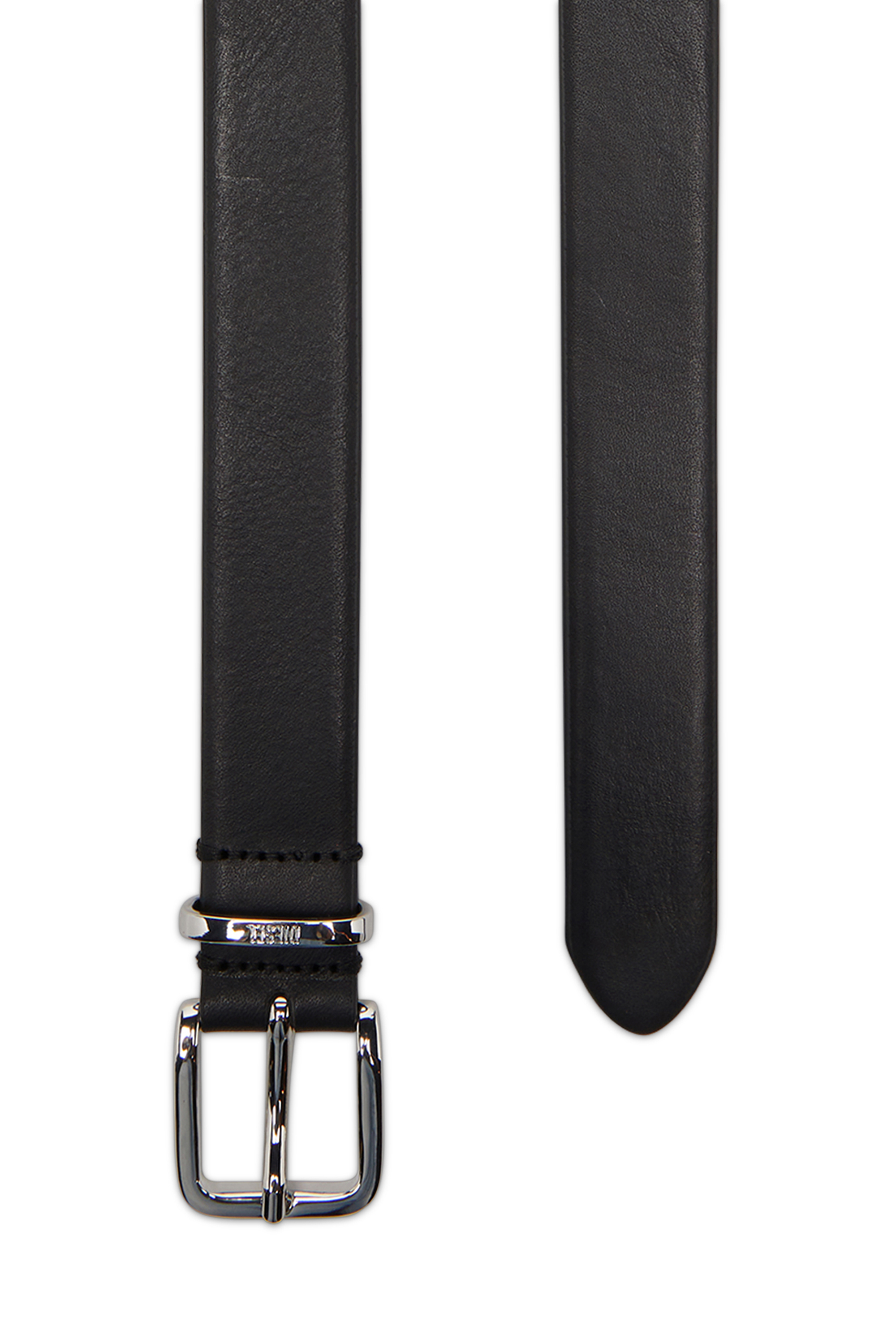 Diesel - B-BISCOTTO W KNOT 25, Ceinture nœud en cuir 2,5 cm Femme in Noir - 2