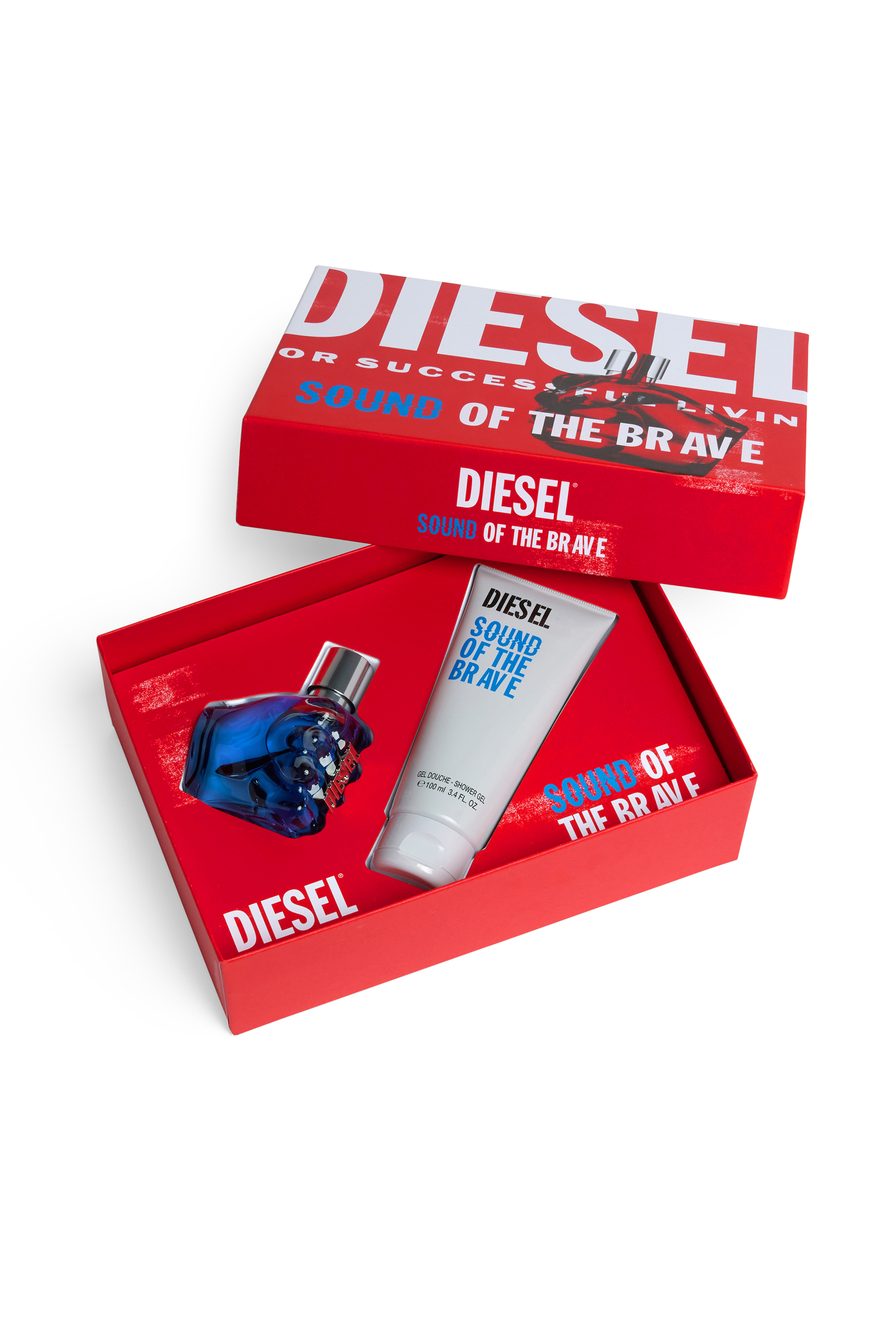 Diesel - SOUND OF THE BRAVE 50 ML GIFT SET, Coffret Sound Of The Brave Homme in Bleu - 2