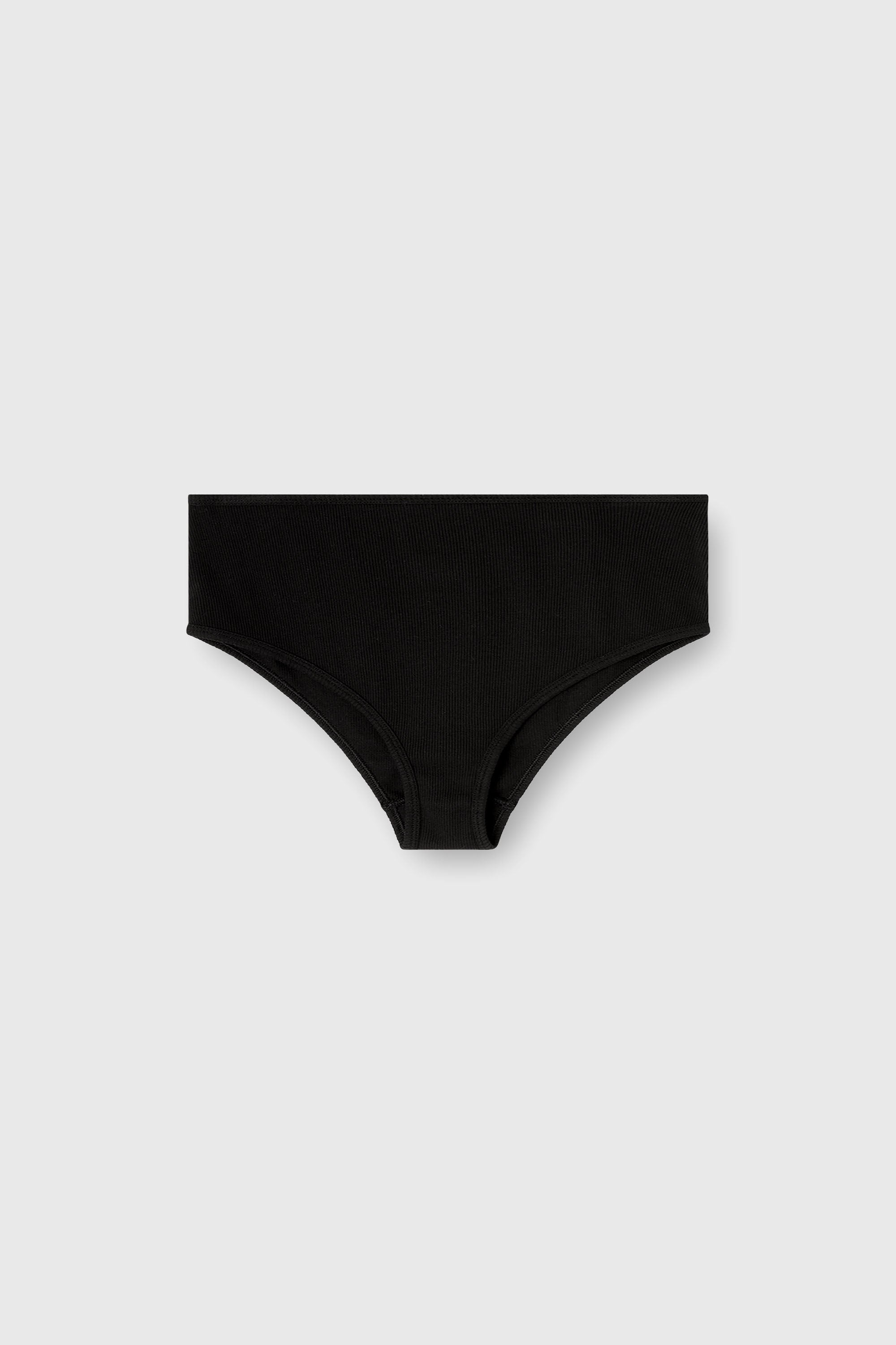 Diesel - CHARLI-DNM, Culotte en coton extensible taille haute Femme in Noir - 2