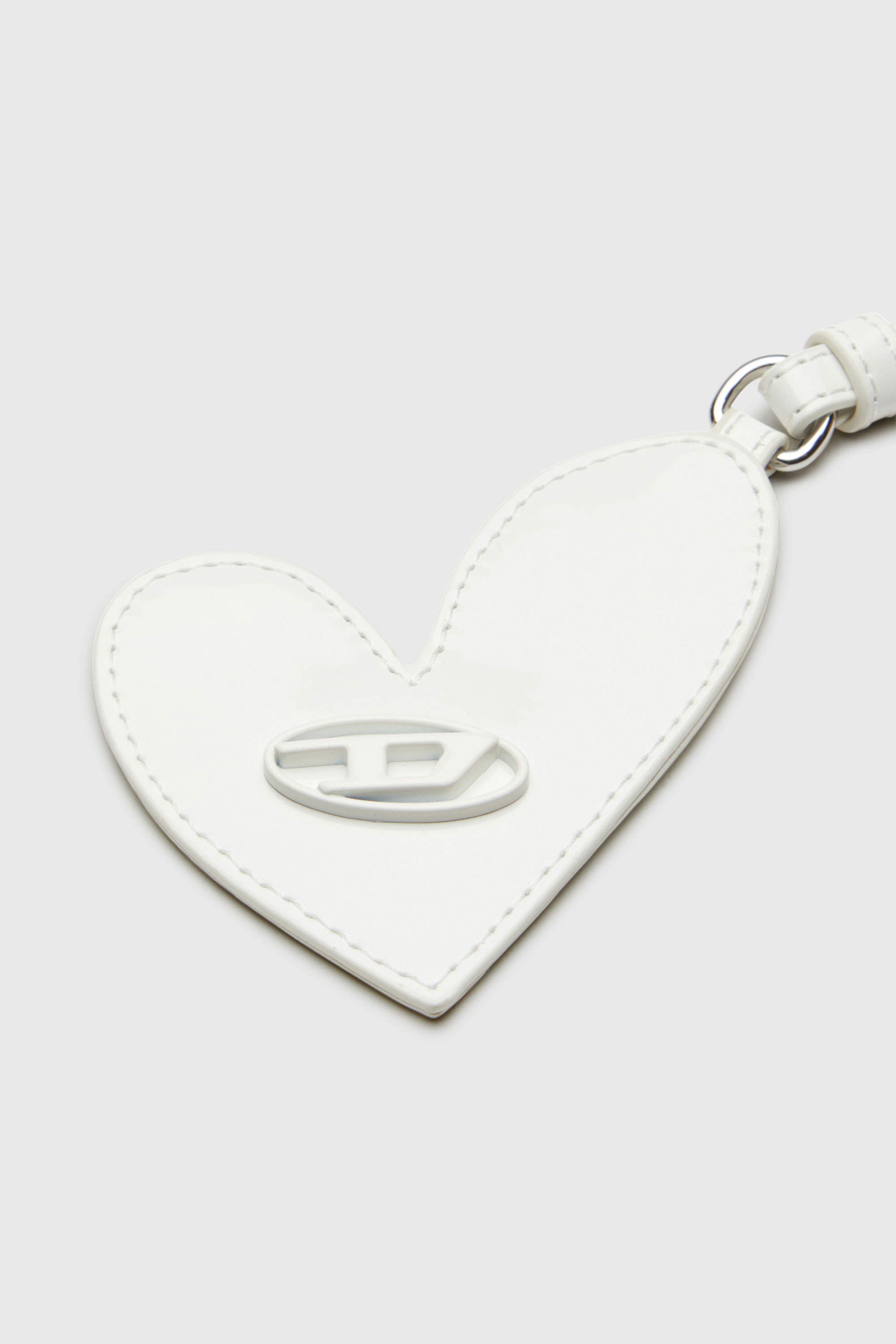 Diesel - PLAY MIRROR, Breloque miroir avec finition brillante Femme in Blanc - 3