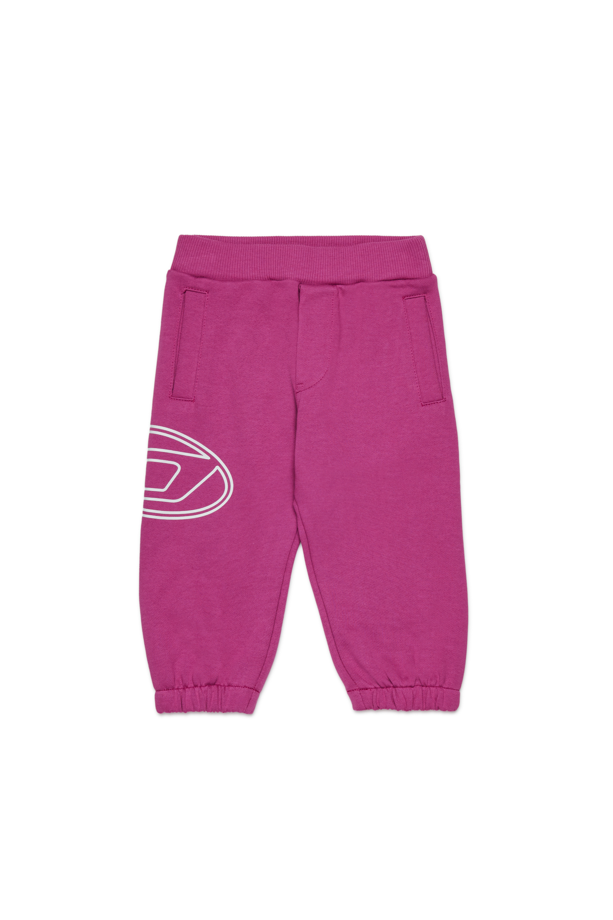 Diesel - PTIMOTYB, Pantalons en coton avec imprimé graphique Mixte in Violet - 1