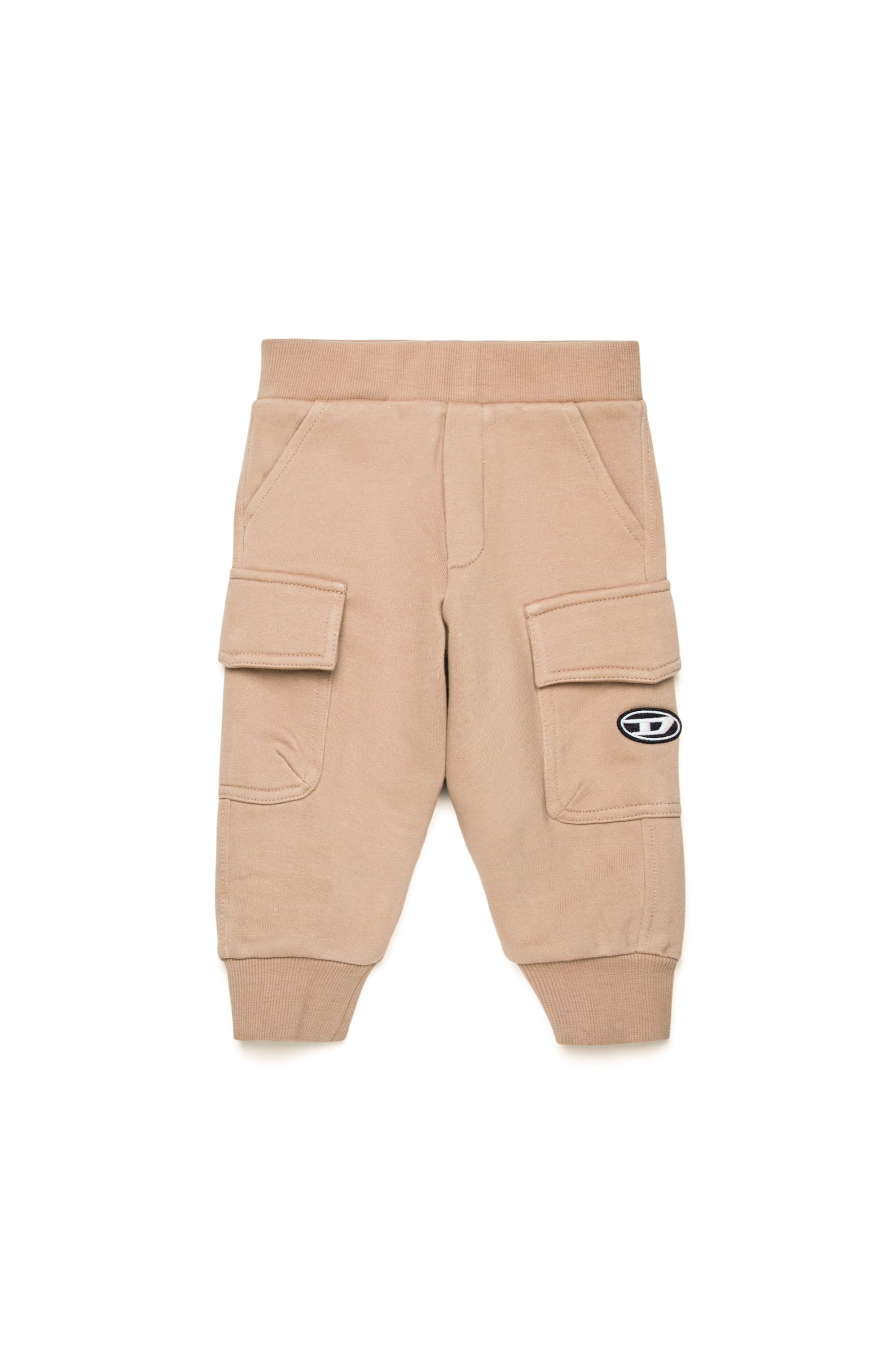 Diesel - POCKEB, Pantalon de survêtement cargo avec empiècement Oval D Homme in Marron - 1