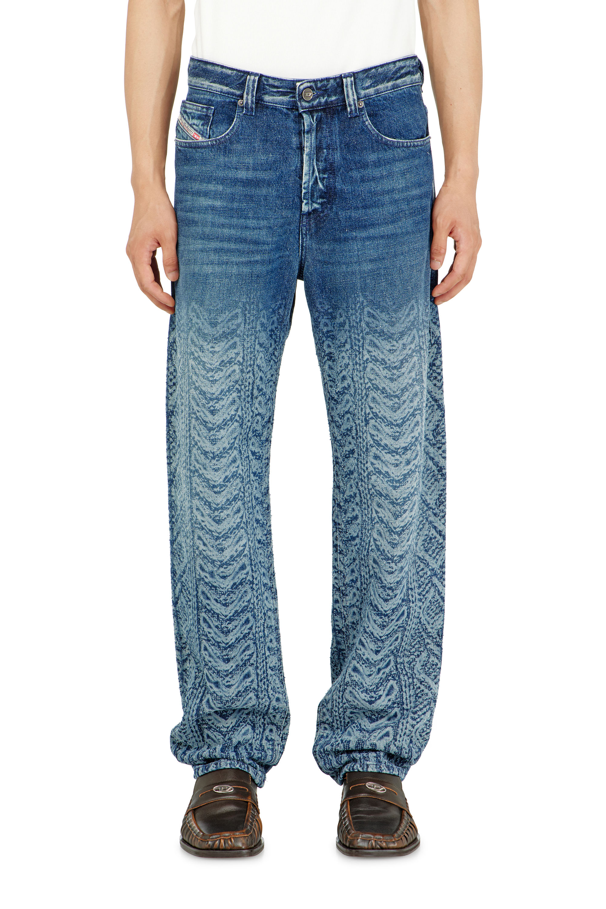 Diesel - Man's Regular Jeans 2024 D-Macs 007EV, Dark Blue - 1