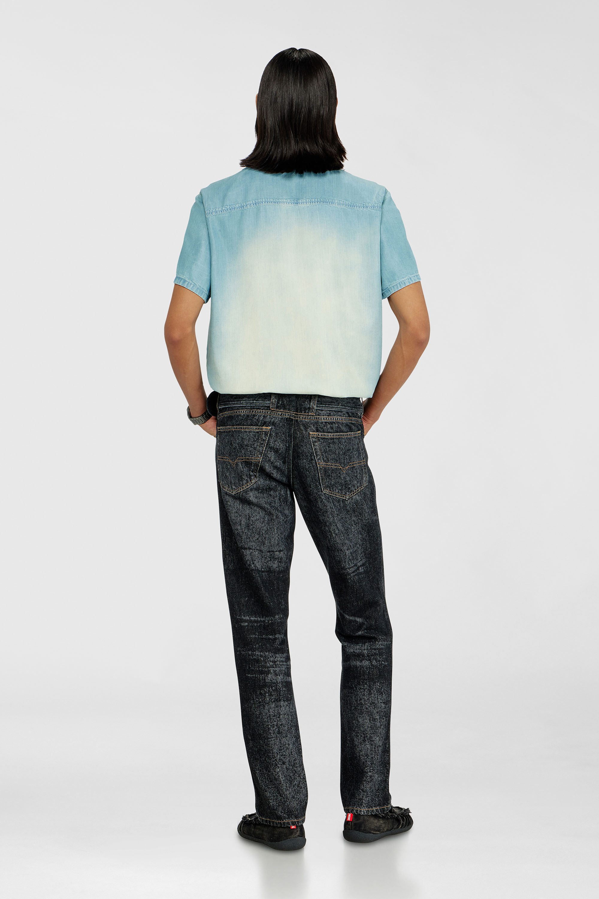 Diesel - Slim Jeans D-Villus 09Q24 Homme, Noir/Gris fonc&eacute; - Image 3